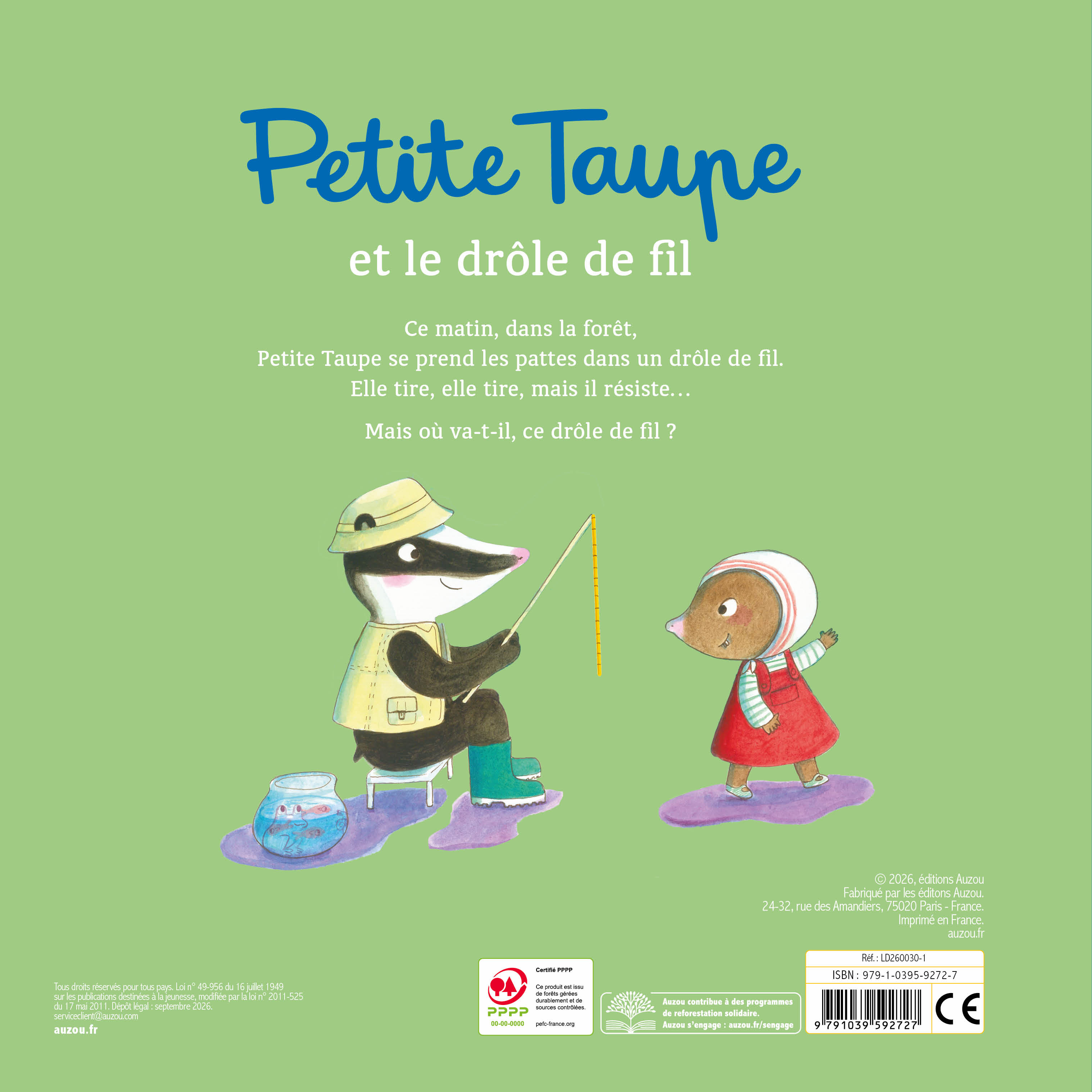 PETITE TAUPE ET LE DROLE DE FIL 