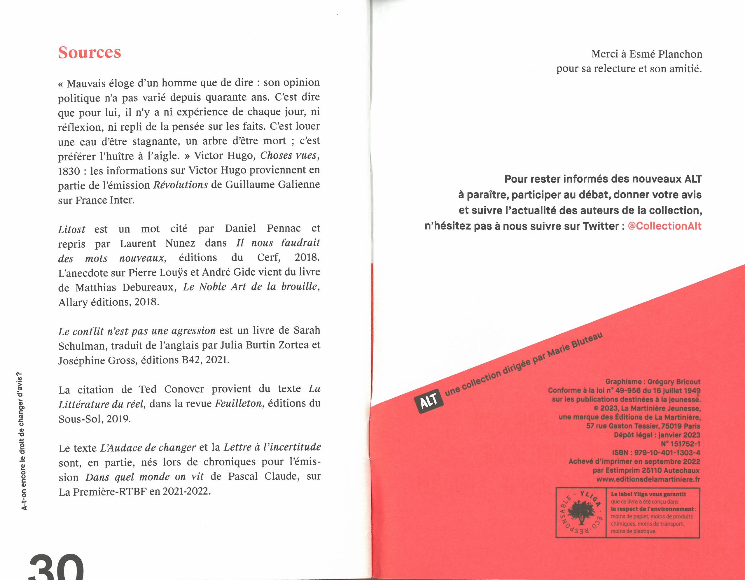 A-T-ON ENCORE LE DROIT DE CHANGER D