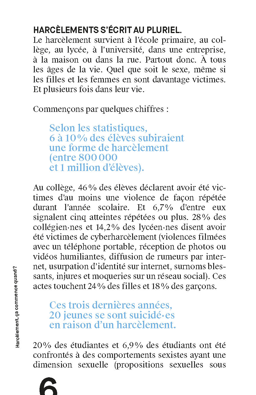 HARCELEMENT, CA COMMENCE QUAND ?