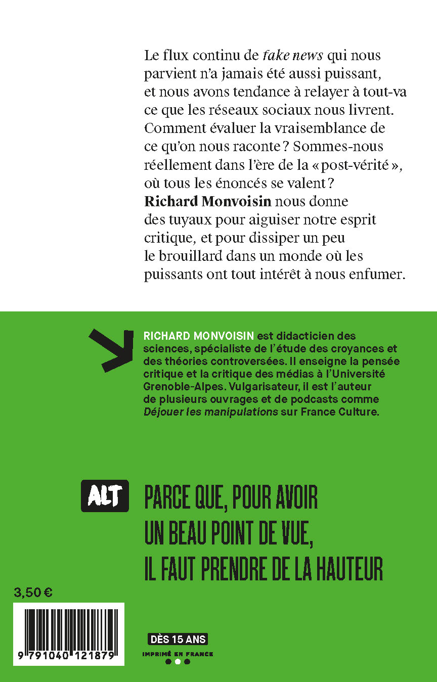 PEUT-ON DEJOUER LES FAKE NEWS ?