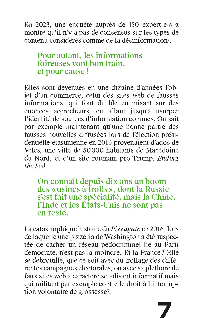 PEUT-ON DEJOUER LES FAKE NEWS ?