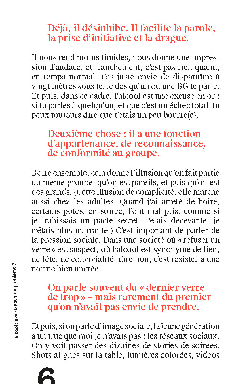 ALCOOL, AVONS-NOUS UN PROBLEME ? 
