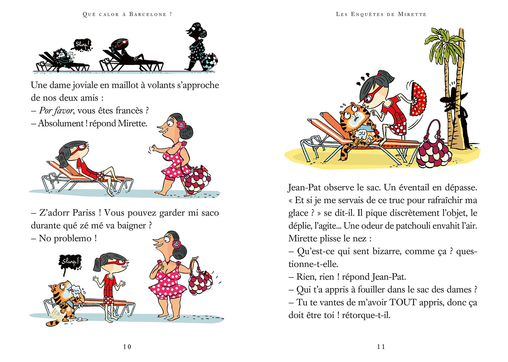 QUE CALOR A BARCELONE ! LES ENQUETES DE MIRETTE