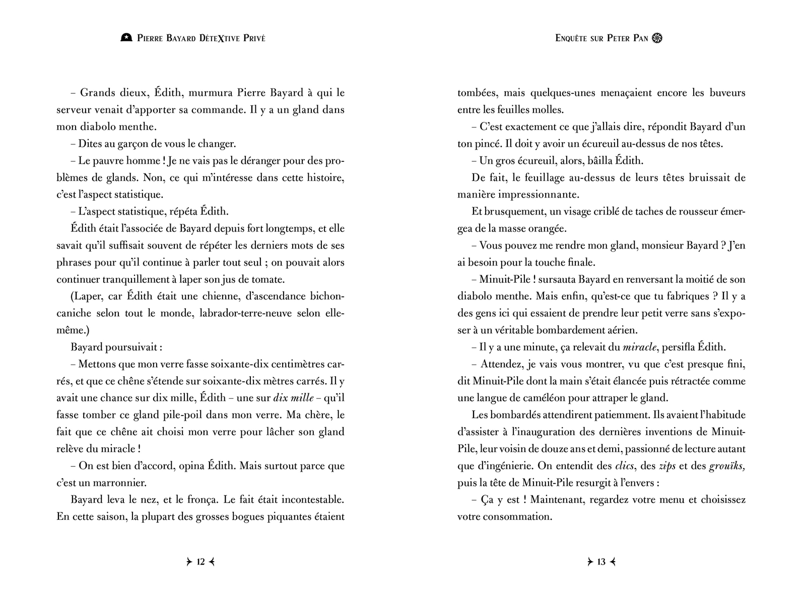 ENQUETE SUR PETER PAN - PIERRE BAYARD DETEXTIVE PRIVE