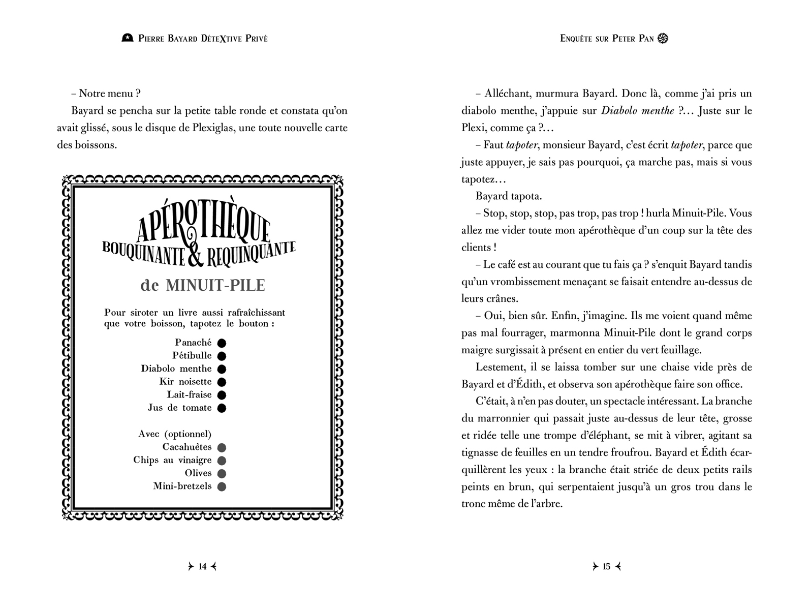 ENQUETE SUR PETER PAN - PIERRE BAYARD DETEXTIVE PRIVE