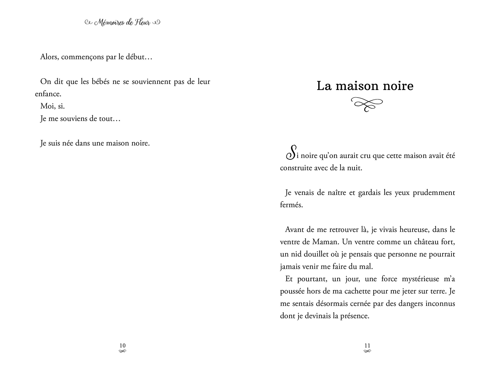 MEMOIRES DE FLEUR - MON ENFANCE