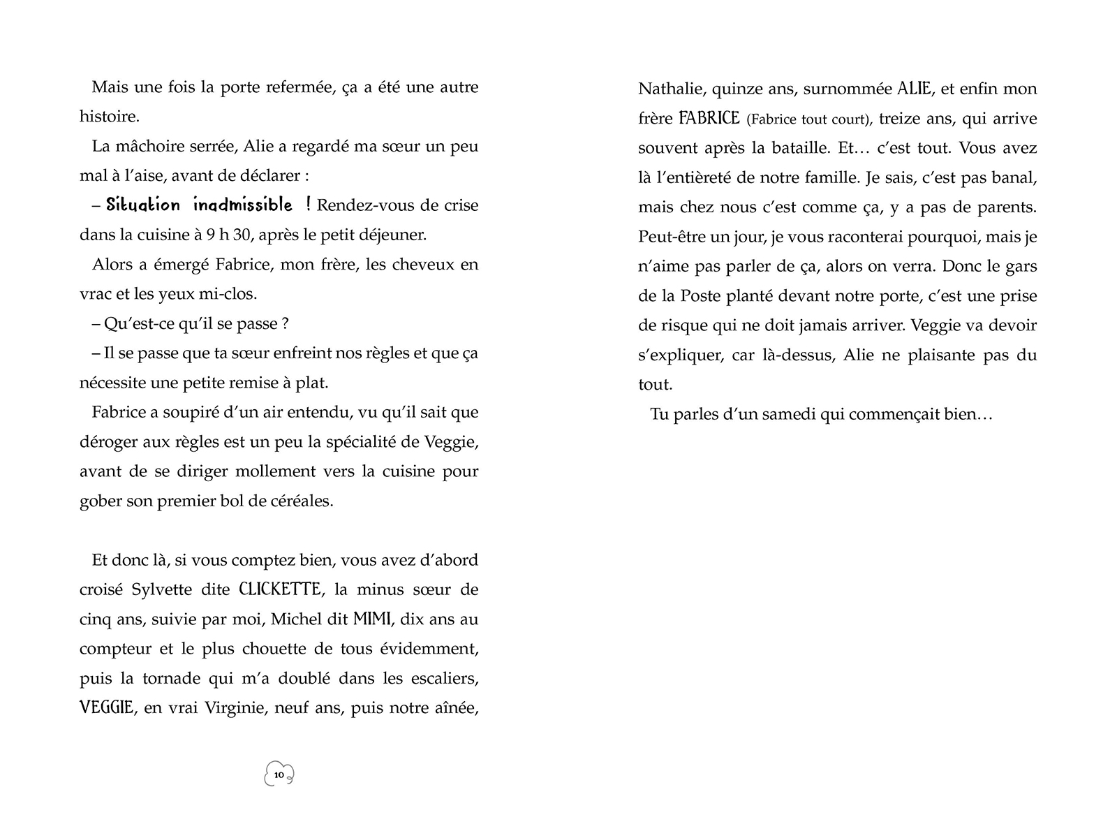 LES CINQ MOMES