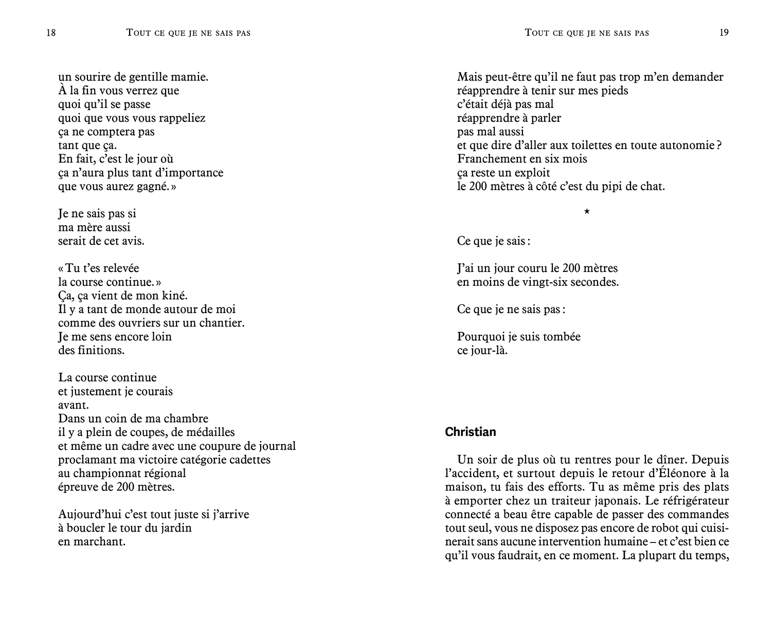 TOUT CE QUE JE NE SAIS PAS