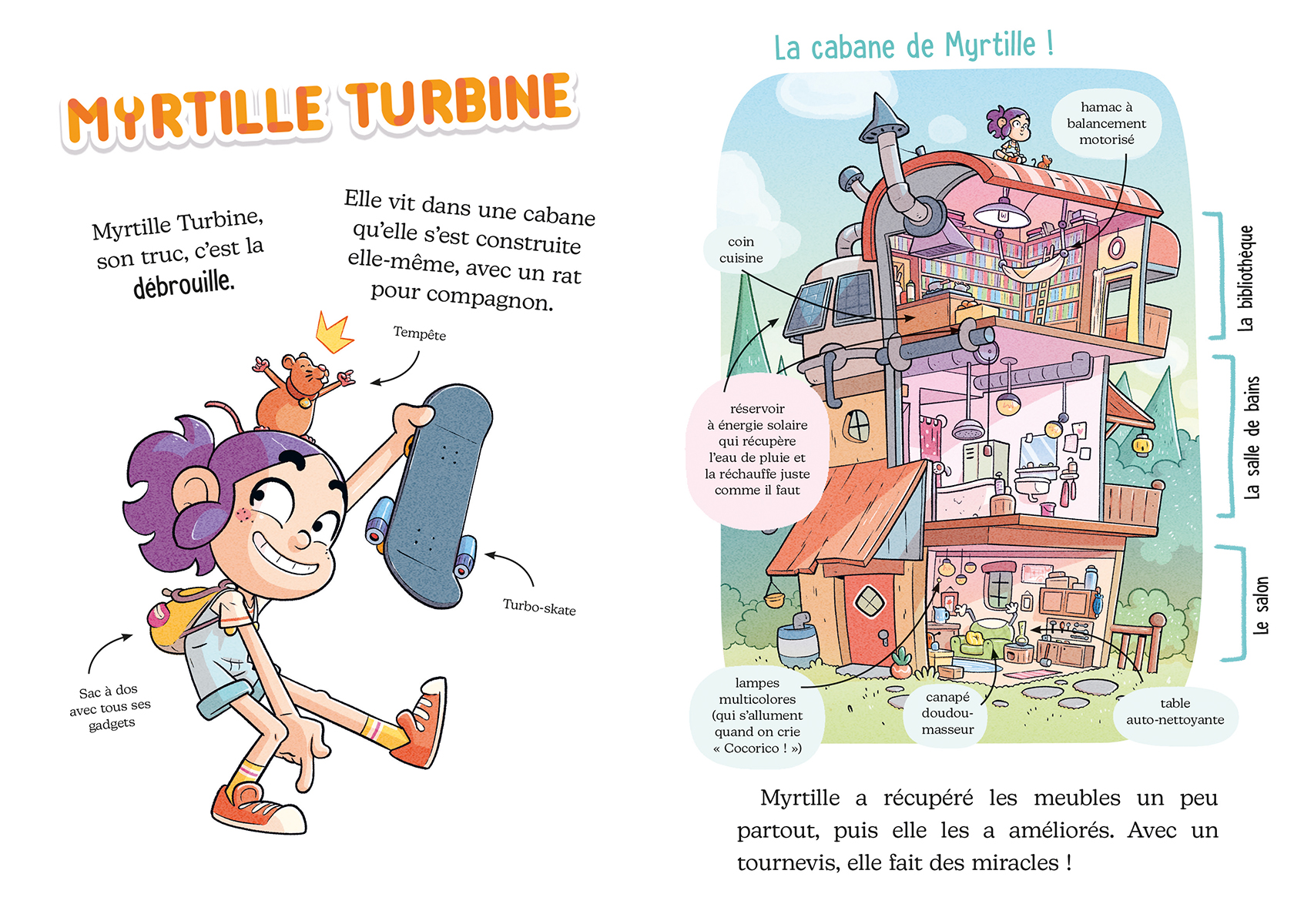 MYRTILLE TURBINE DETECTIVE - MARCIA VORTEX A DISPARU !