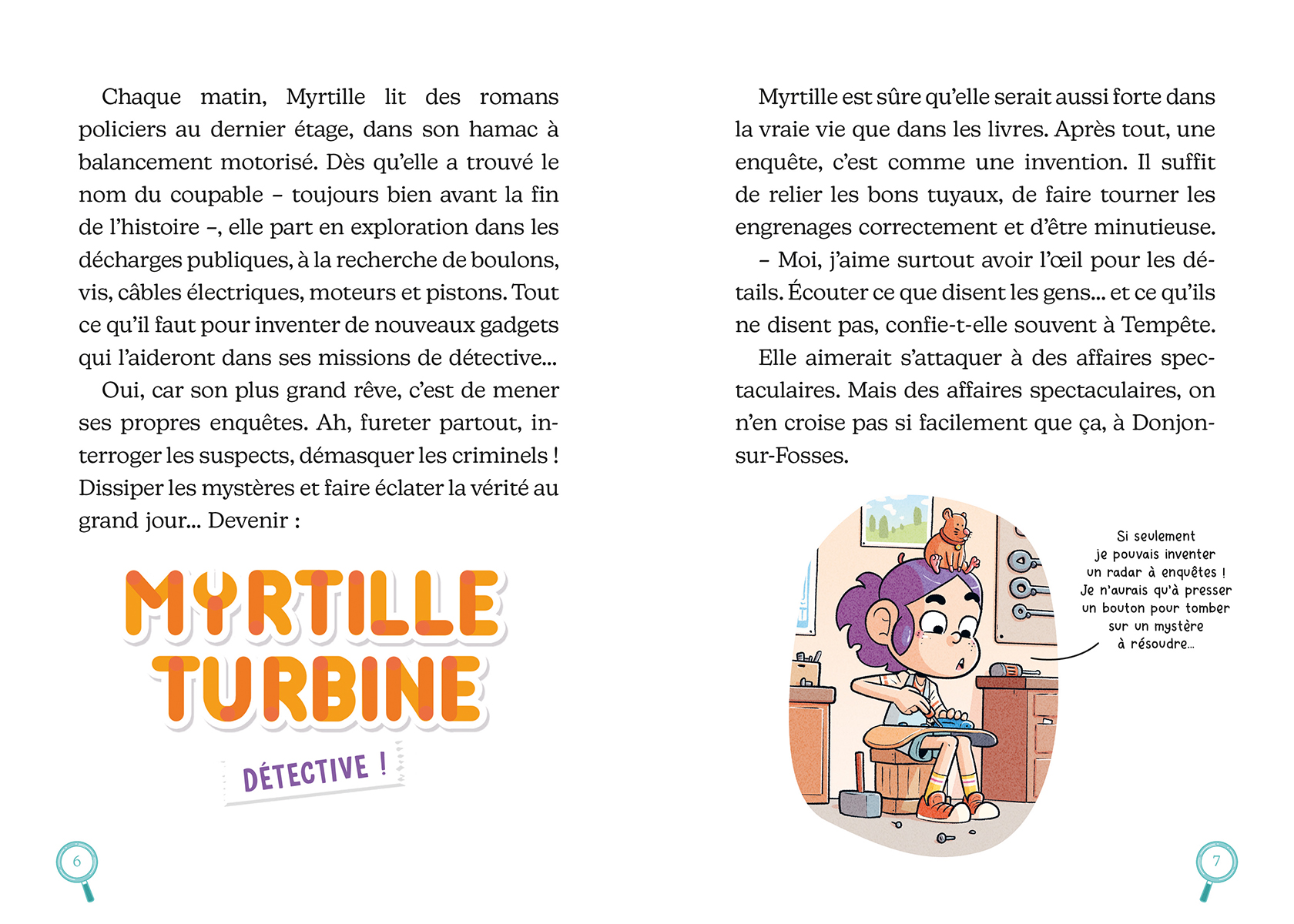 MYRTILLE TURBINE DETECTIVE - MARCIA VORTEX A DISPARU !