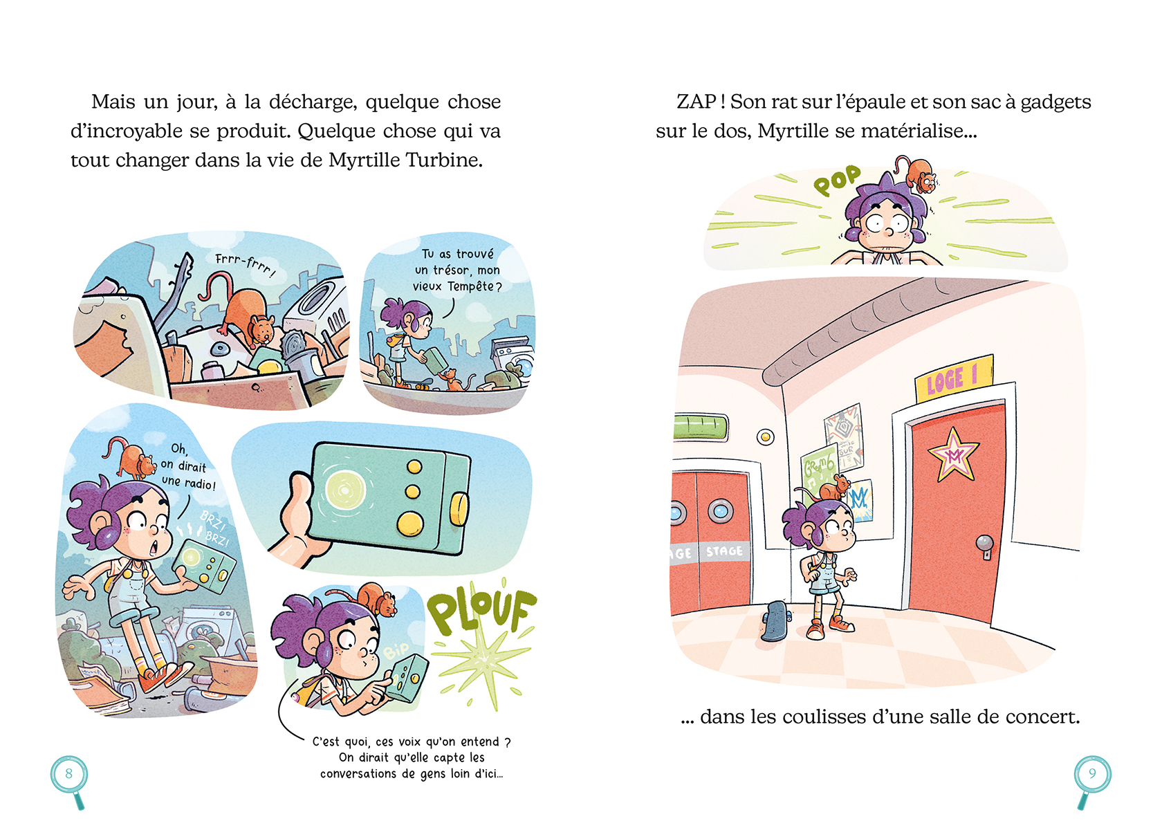 MYRTILLE TURBINE DETECTIVE - MARCIA VORTEX A DISPARU !