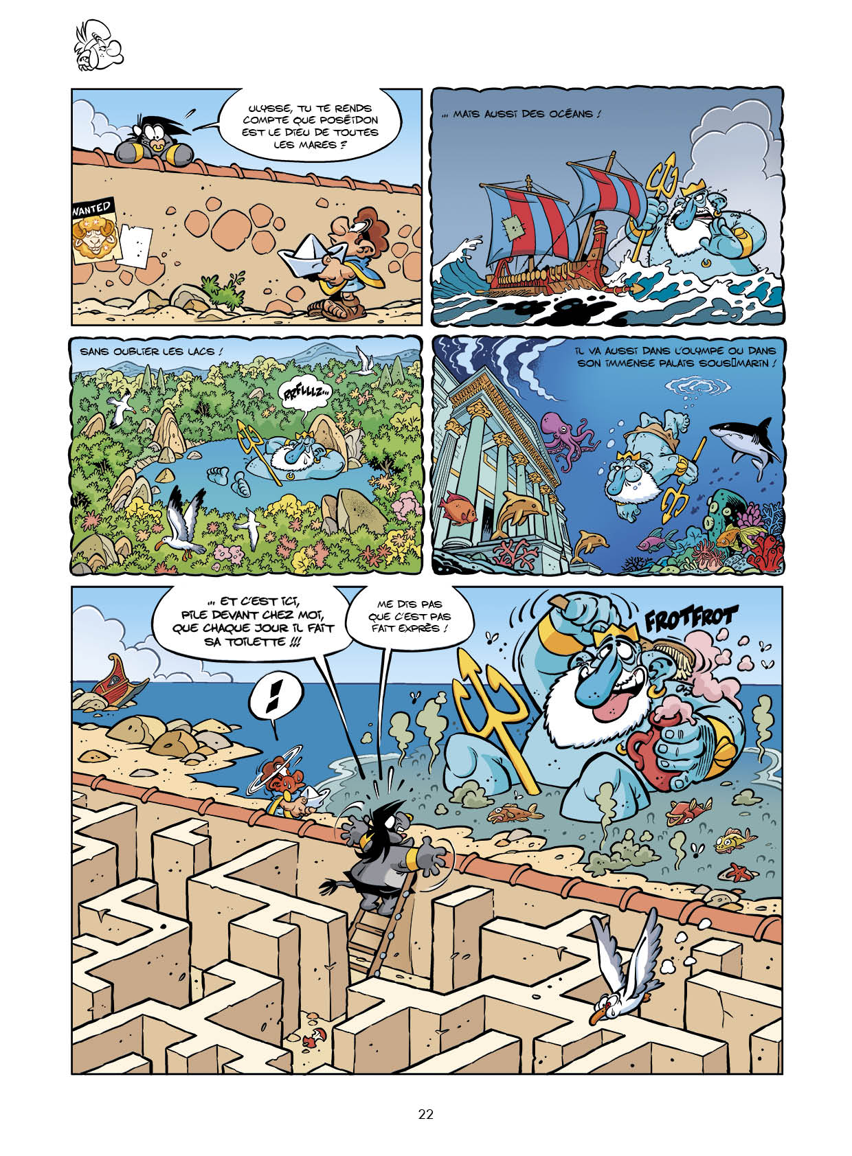 LES PETITS MYTHOS T16 LE TRIDENT DE LA MER