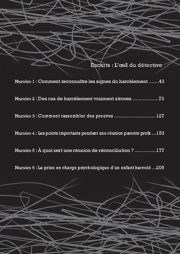 HARCELEMENT SCOLAIRE : LA METHODE DU DETECTIVE IMAMURA T1