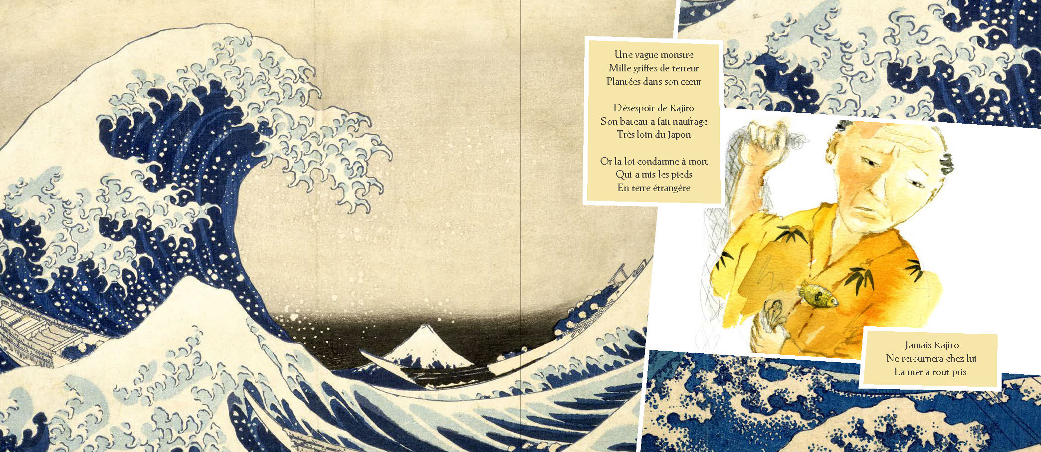 SOUS LA GRANDE VAGUE-UN VOYAGE DANS LES OEUVRES DE  HOKUSAI