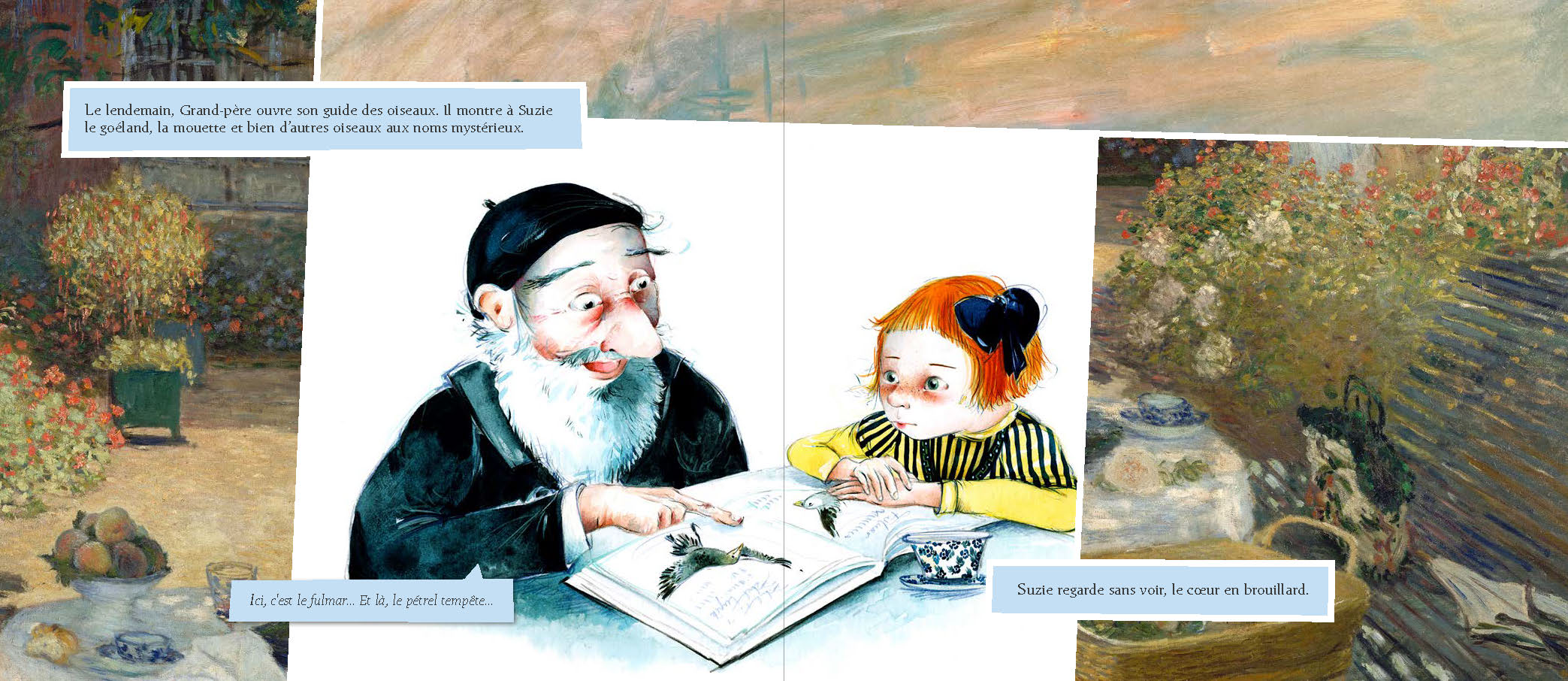 LES AILES DE SUZIE : UN VOYAGE DANS LES OEUVRES DE CLAUDE MONET