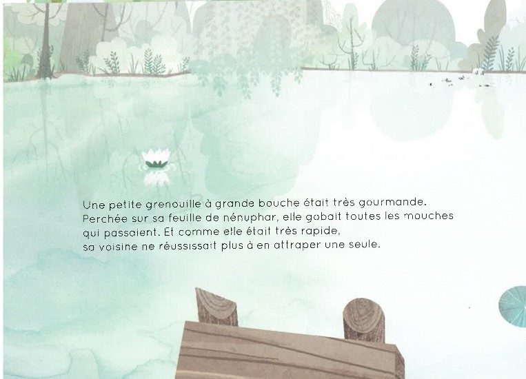 LA PETITE GRENOUILLE A GRANDE BOUCHE