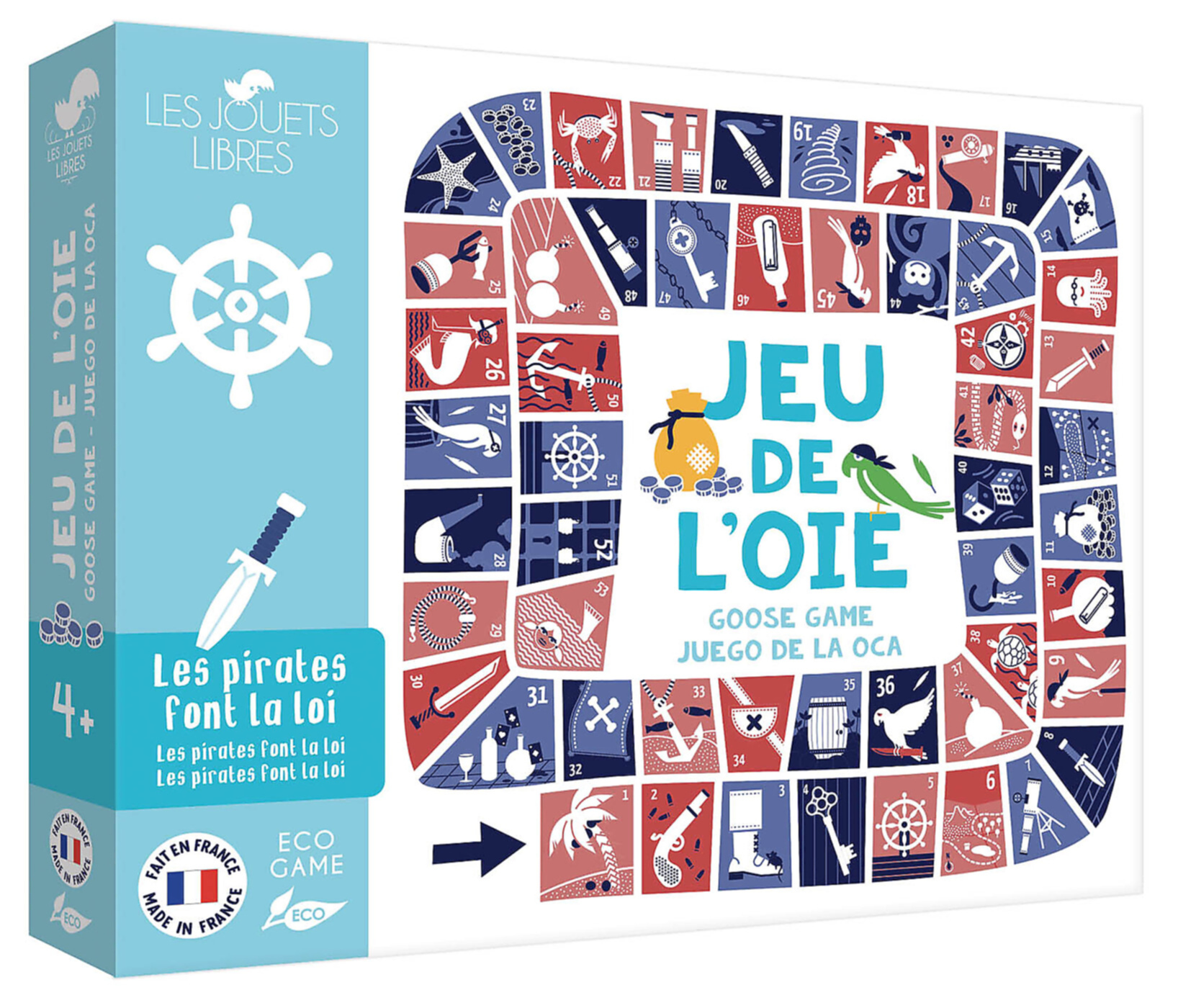 Jeu De L'oie - Les Pirates Font La Loi Jeu De L'oie - Les Pirates Font La Loi