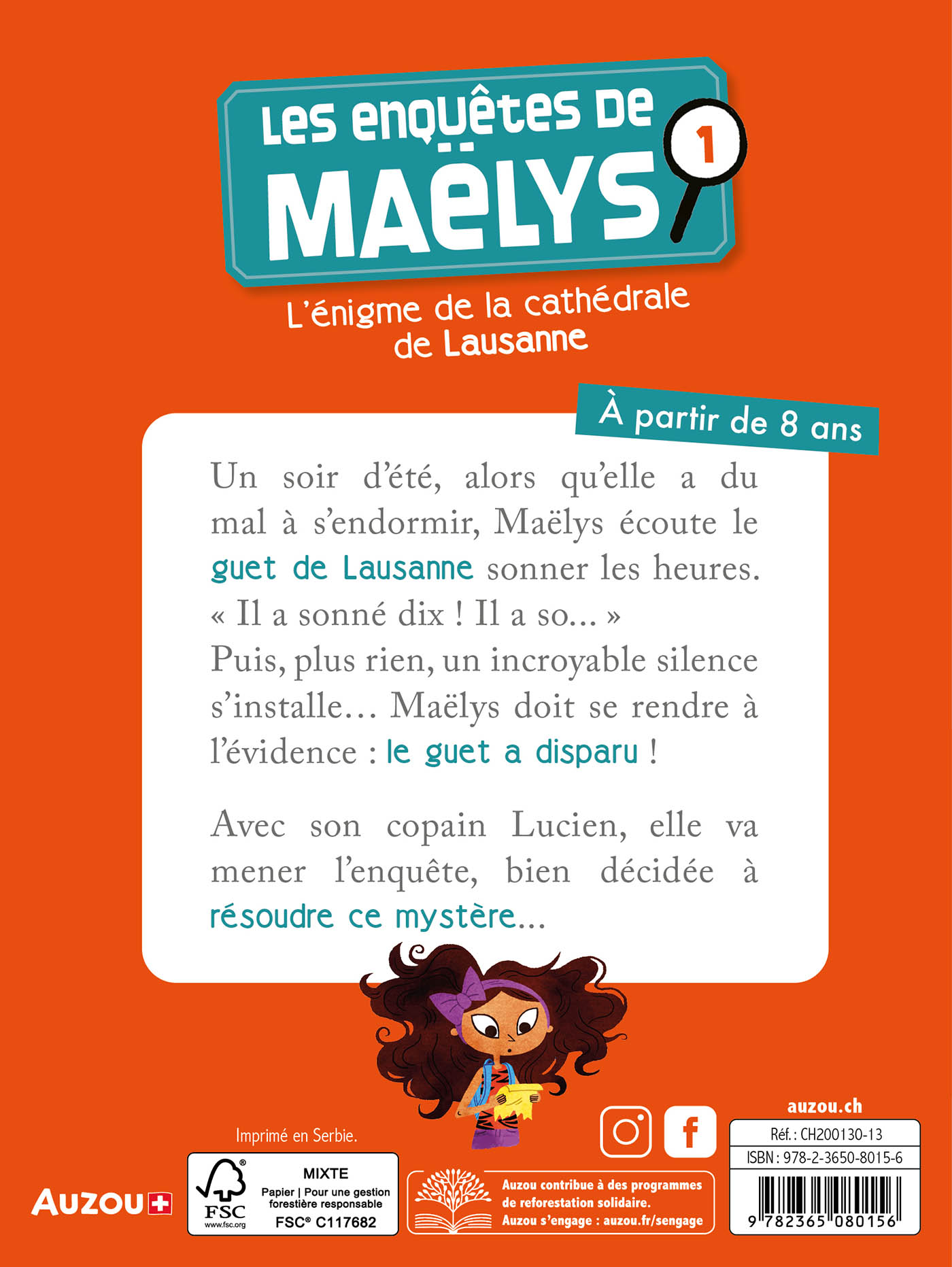 Les Enquêtes De Maëlys - L'énigme De La Cathédrale De Lausanne