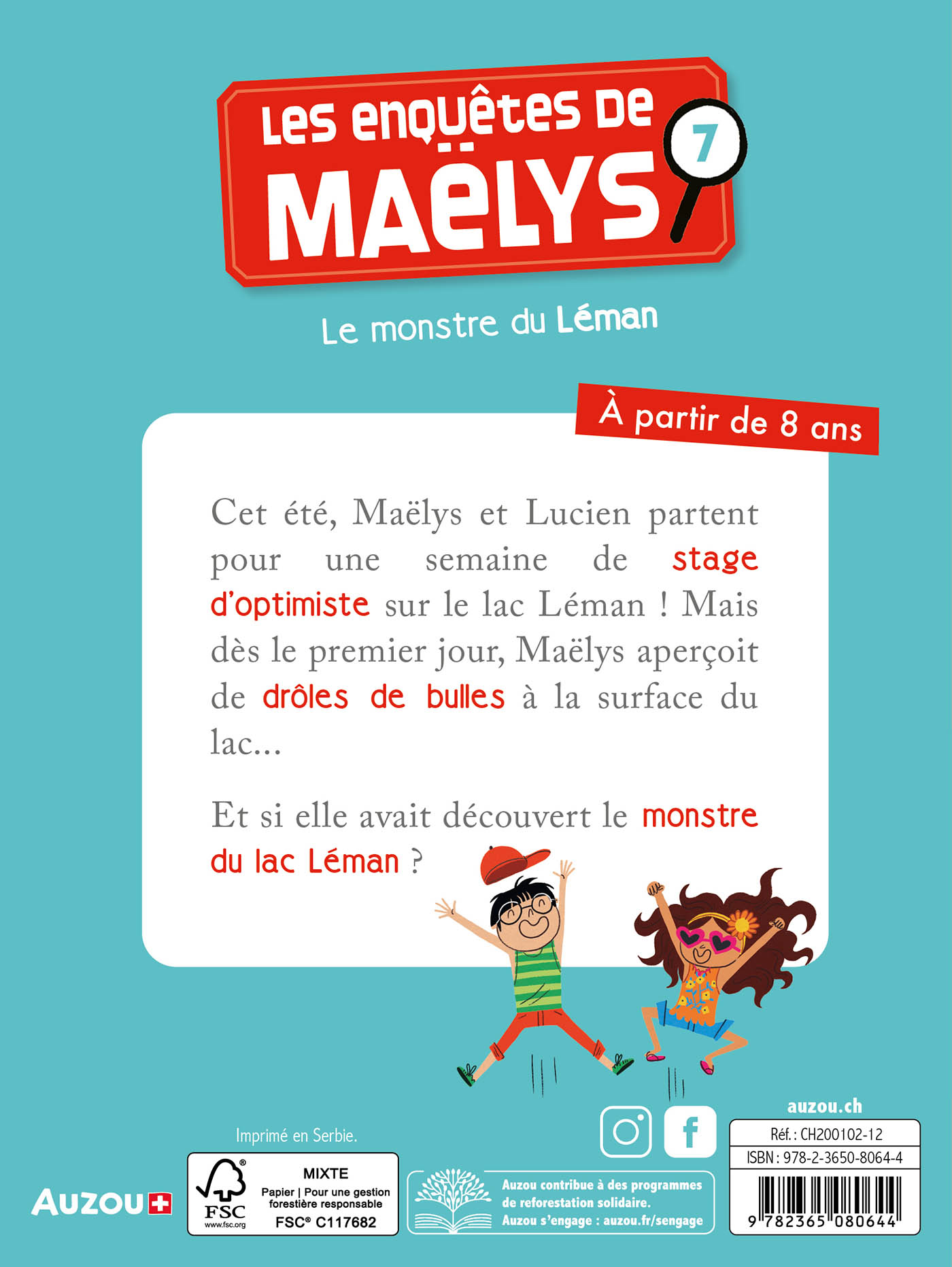 Les Enquêtes De Maëlys - Le Monstre Du Léman Les Enquêtes De Maëlys - Le Monstre Du Léman