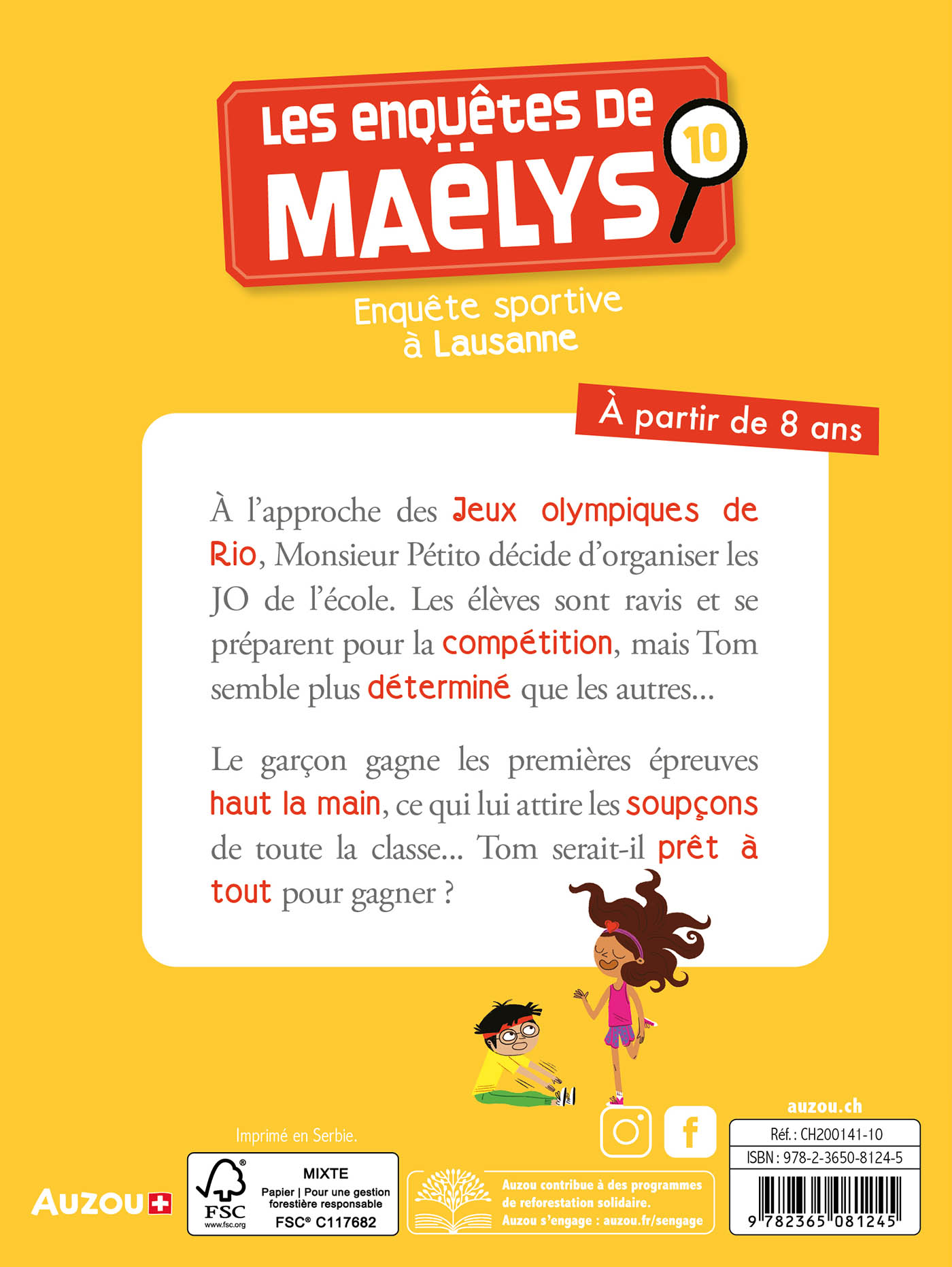 Les Enquêtes De Maëlys - Enquête Sportive À Lausanne