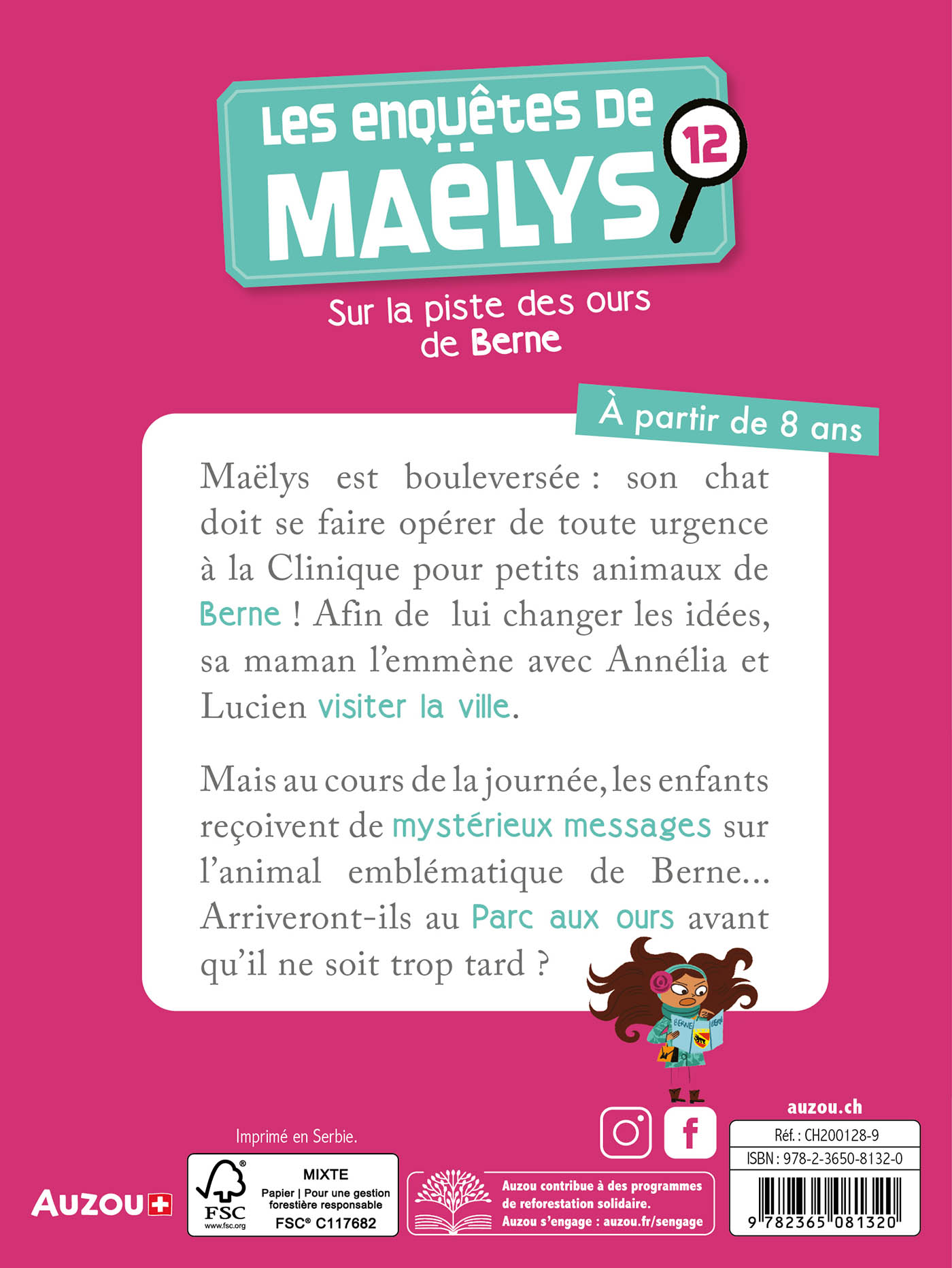 Les Enquêtes De Maëlys - Sur La Piste Des Ours De Berne