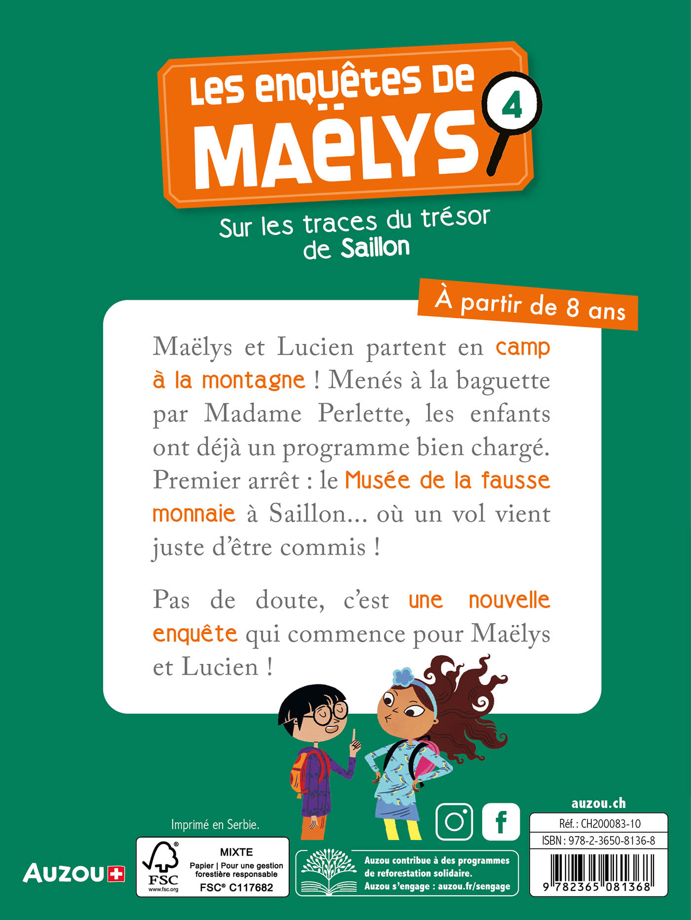 Les Enquêtes De Maëlys - Sur Les Traces Du Trésor De Saillon