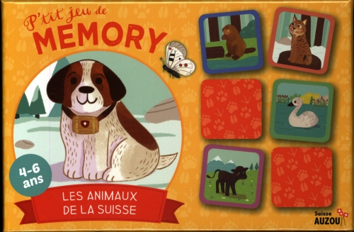 P'tit Jeu - Les Animaux De La Suisse - P'tit Jeu De Memory