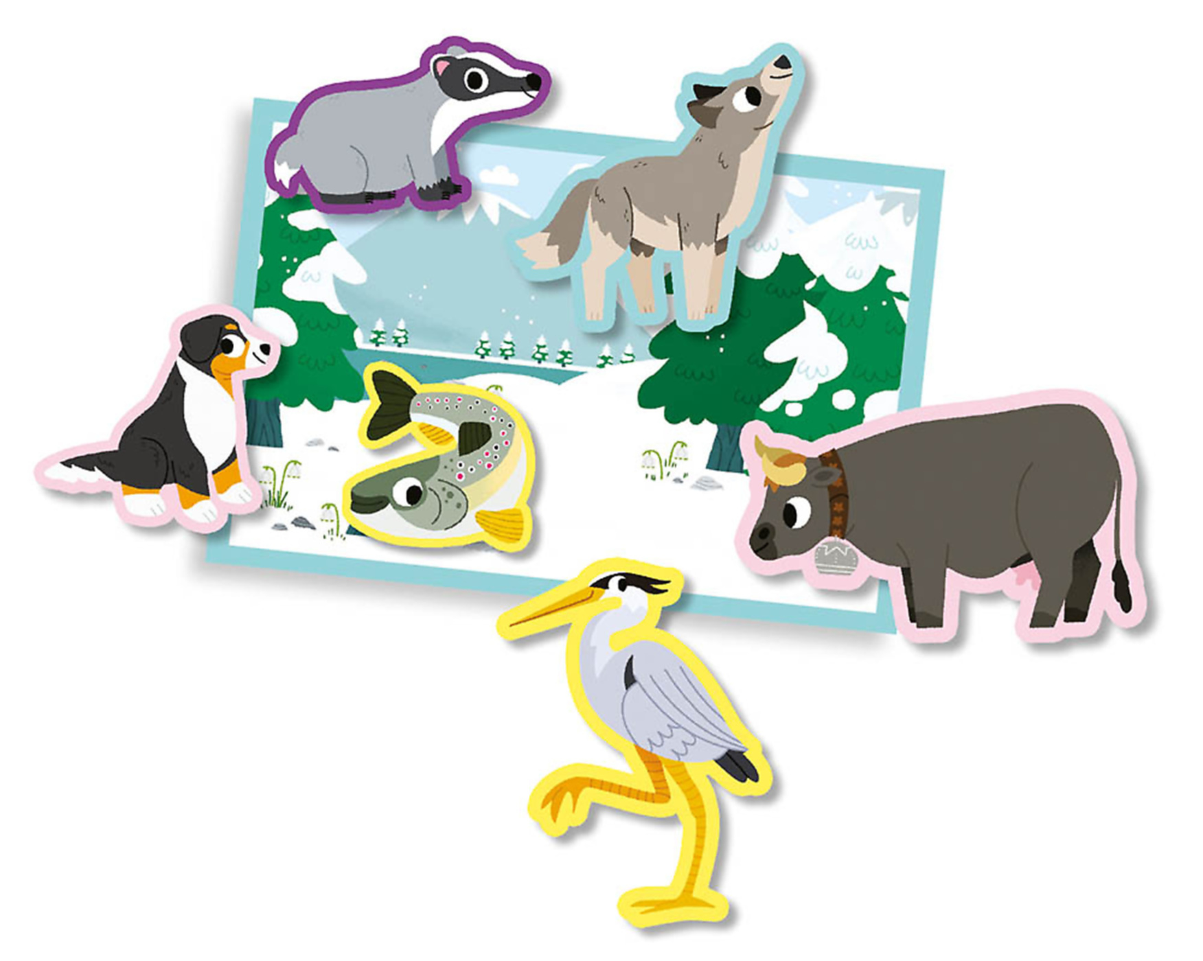 Ma Pochette D'aimants - Les Animaux De Suisse