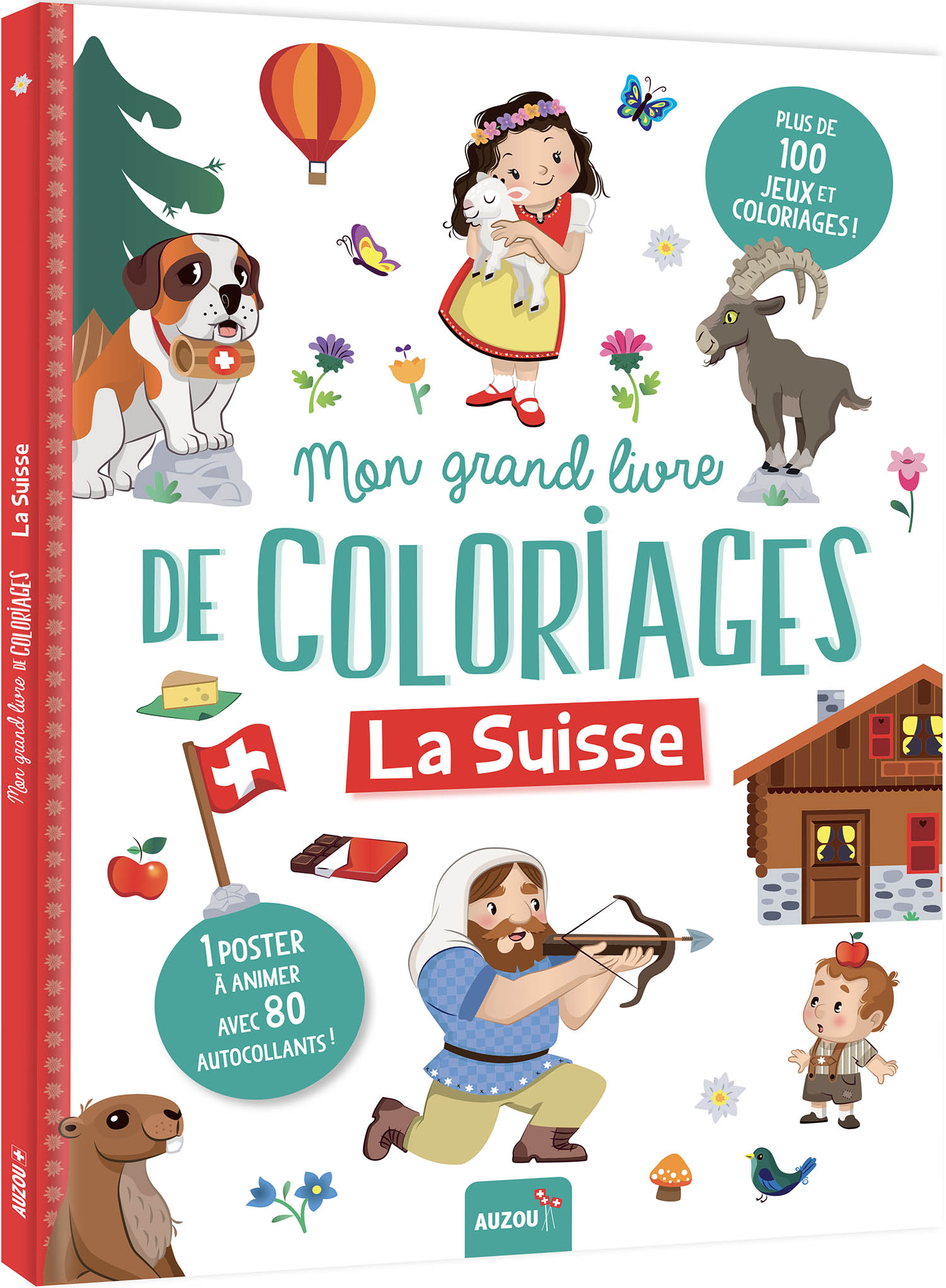 Mon Grand Livre De Coloriage - La Suisse