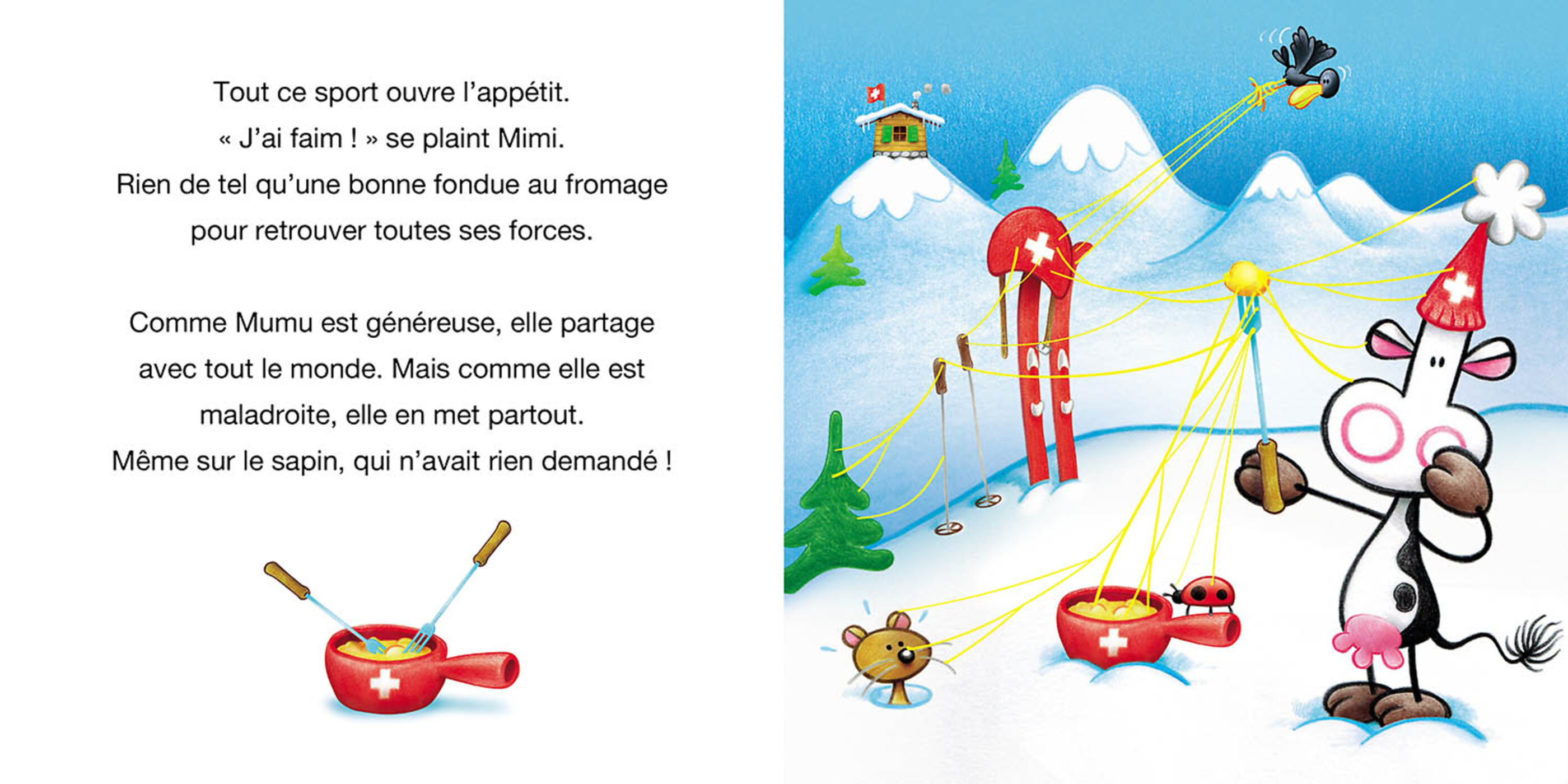 Mumu Cow À La Neige