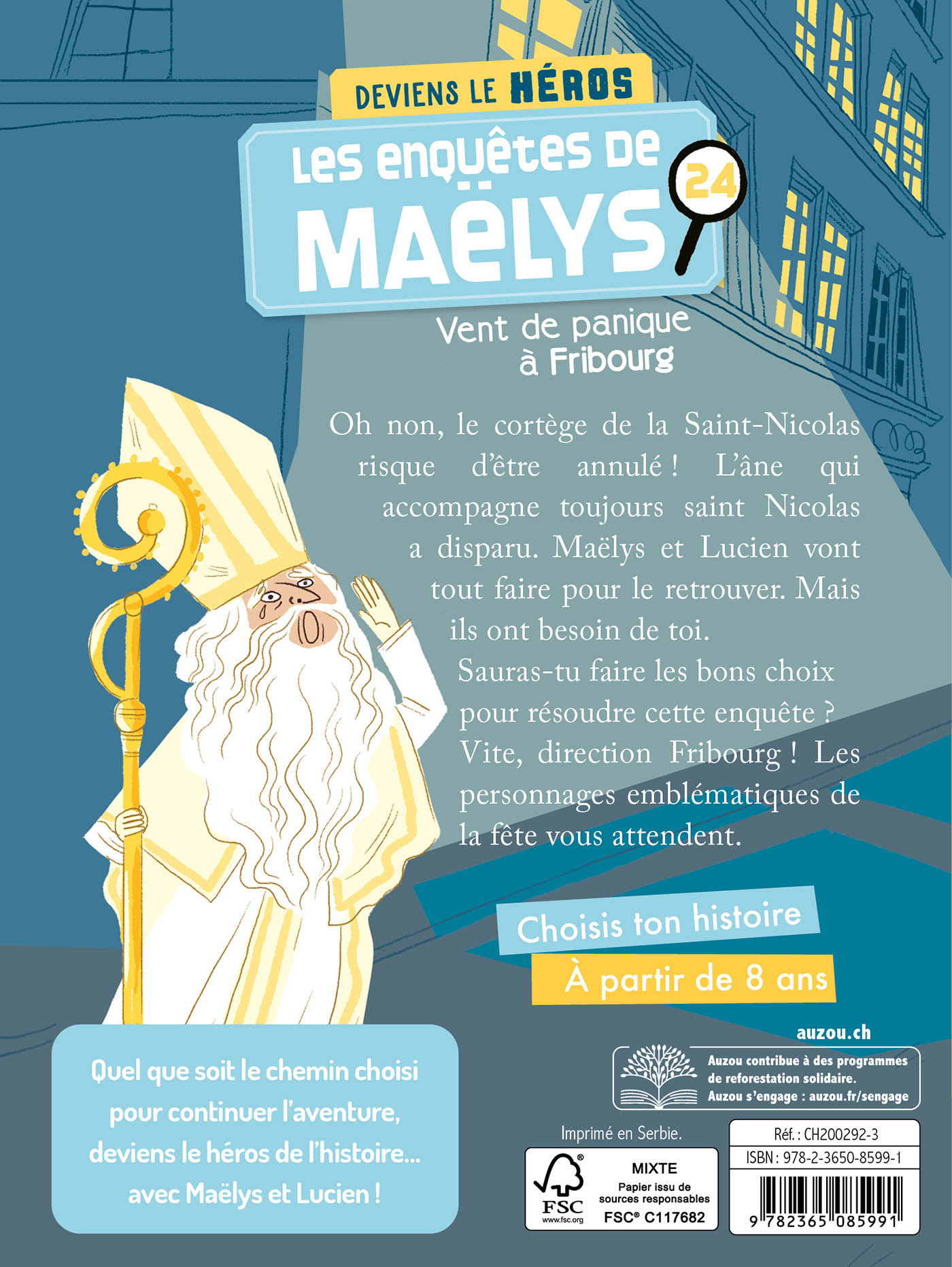 Deviens Le Héros - Les Enquêtes De Maëlys - Vent De Panique À Fribourg