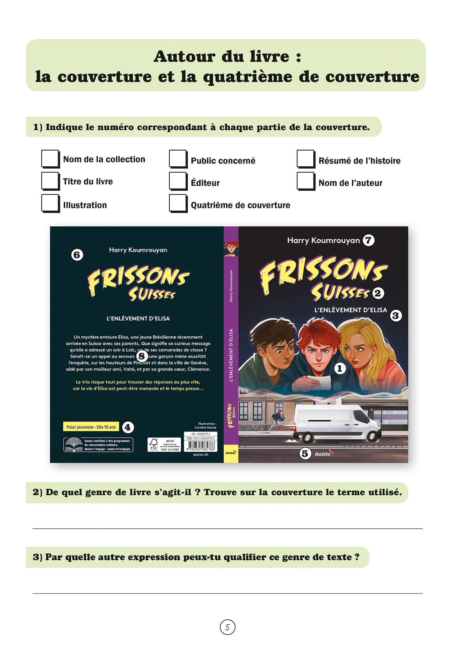 Lecture Suivie L'enlèvement D'elisa