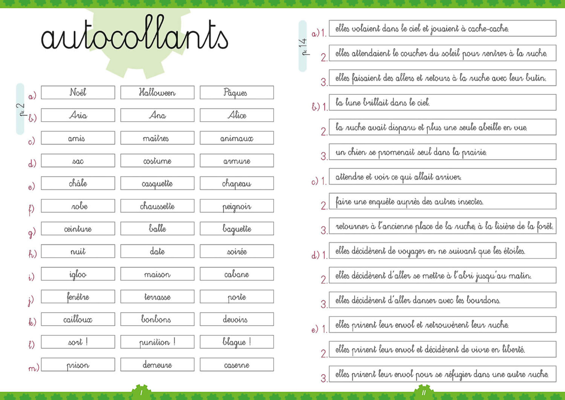 Compréhension De Texte 3E Harmos