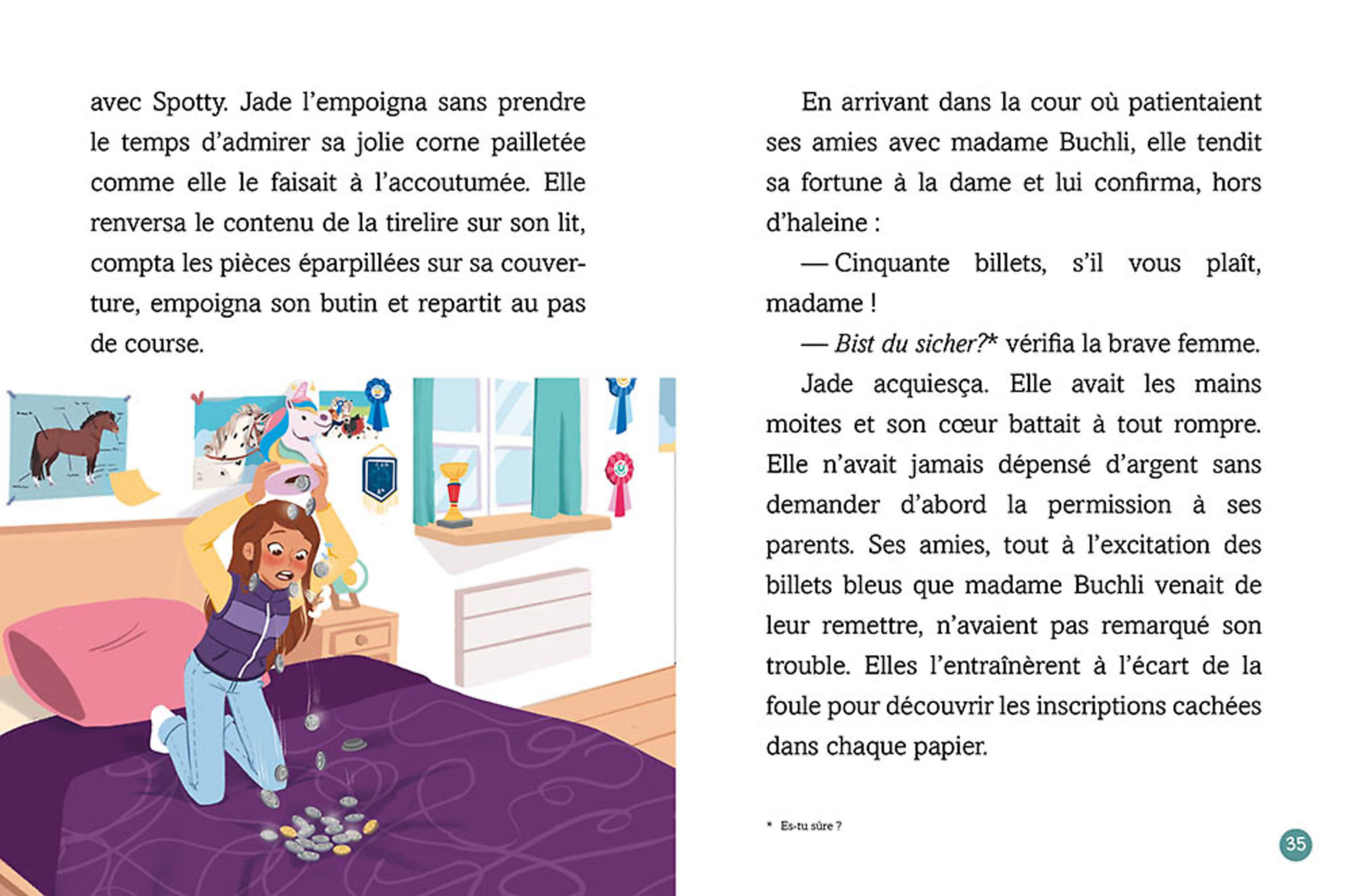 Les Chevaux D'avenches - Le Poulain Blanc