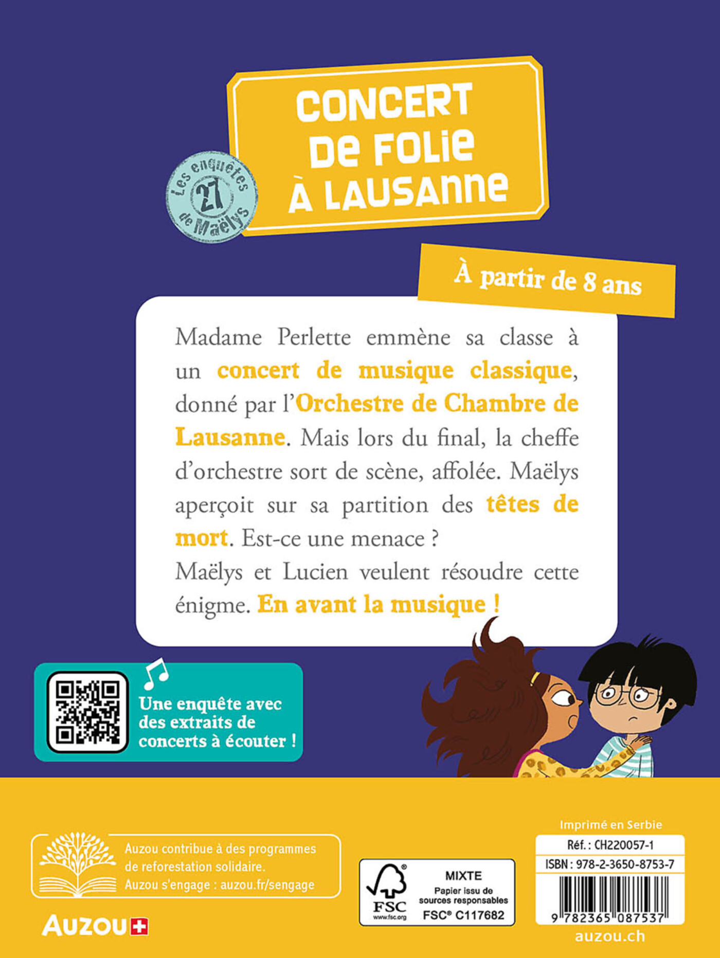 Les Enquêtes De Maëlys - Concert De Folie À Lausanne