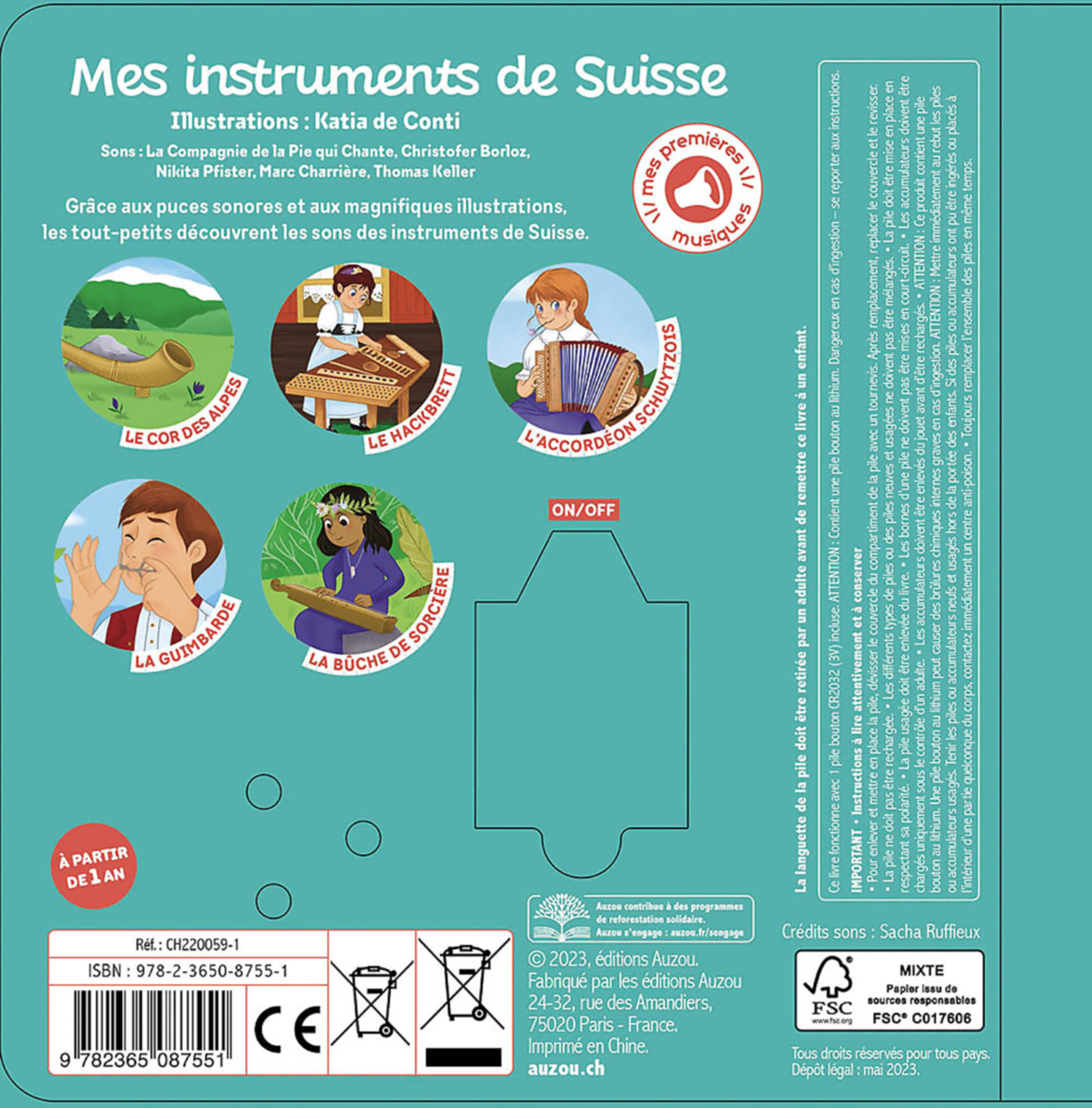 Mes Premiers Sonores - Mes Instruments De Suisse