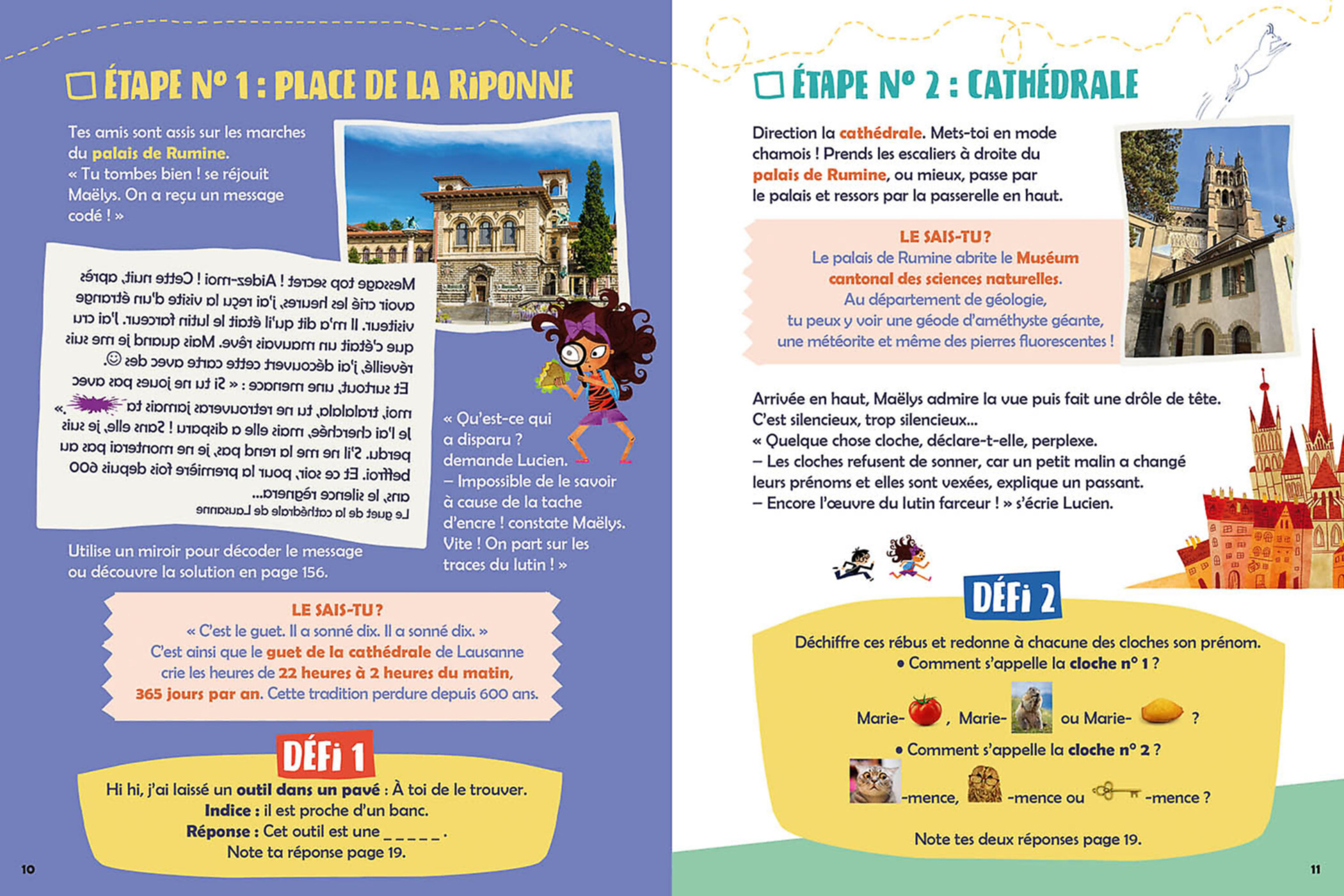 12 Balades-Enquêtes Avec Maëlys : Visite La Suisse En Famille