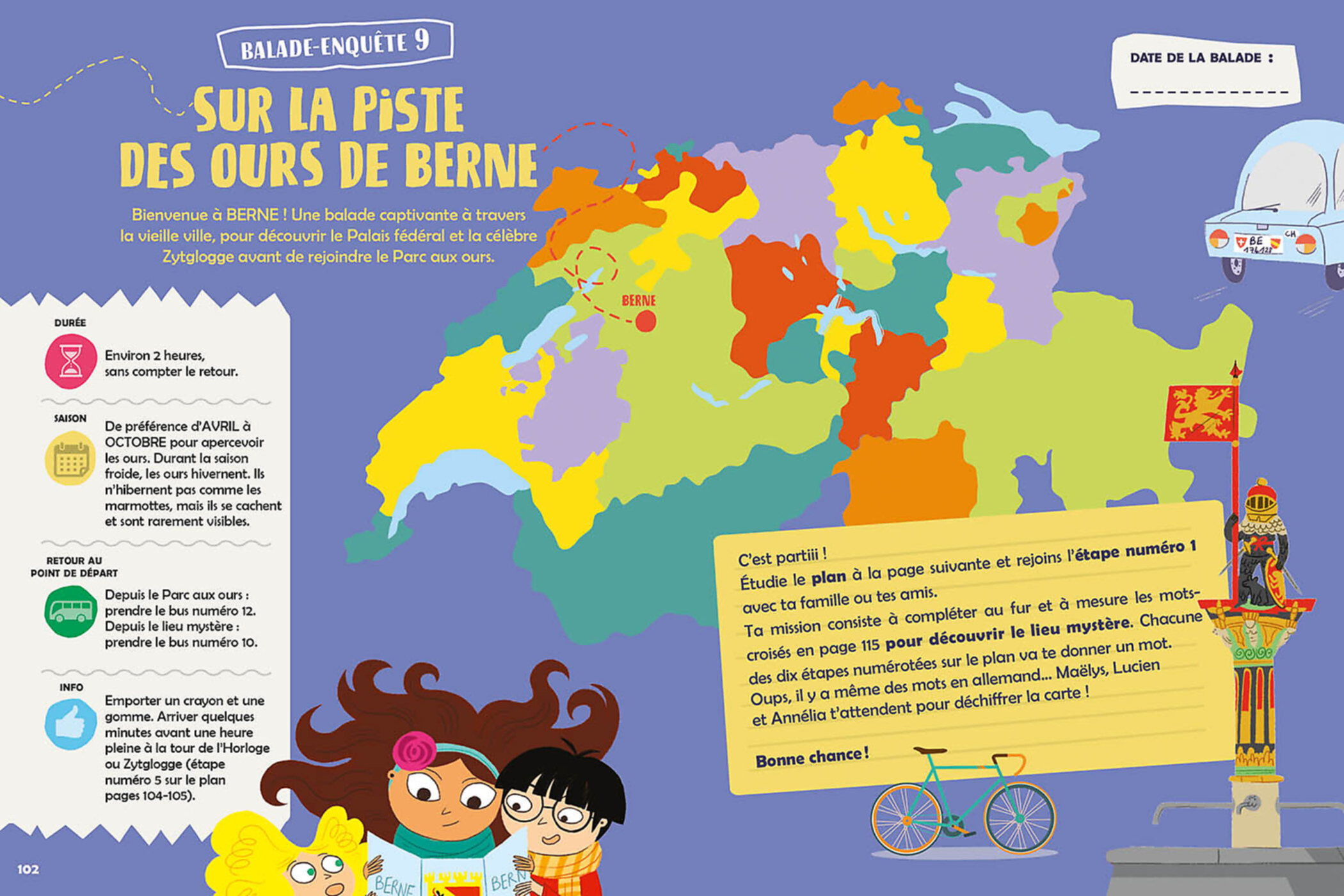 12 Balades-Enquêtes Avec Maëlys : Visite La Suisse En Famille