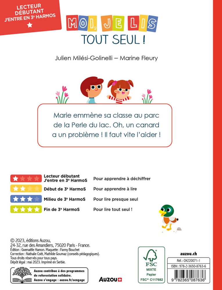 Le Canard De La Perle Du Lac