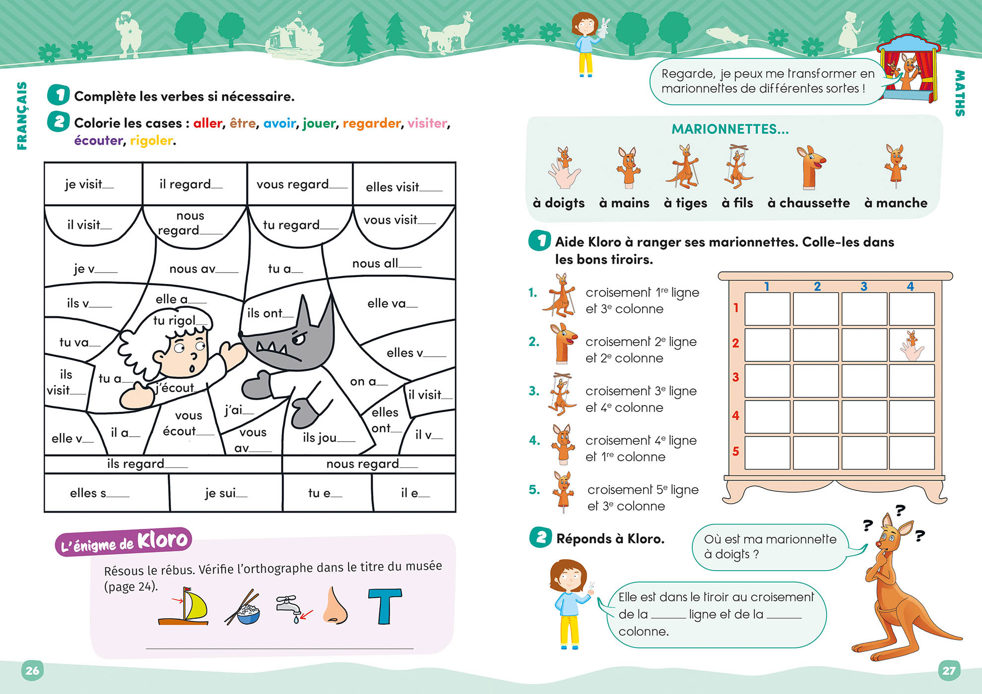 Ne Klorophile En Vacances Harmos 4