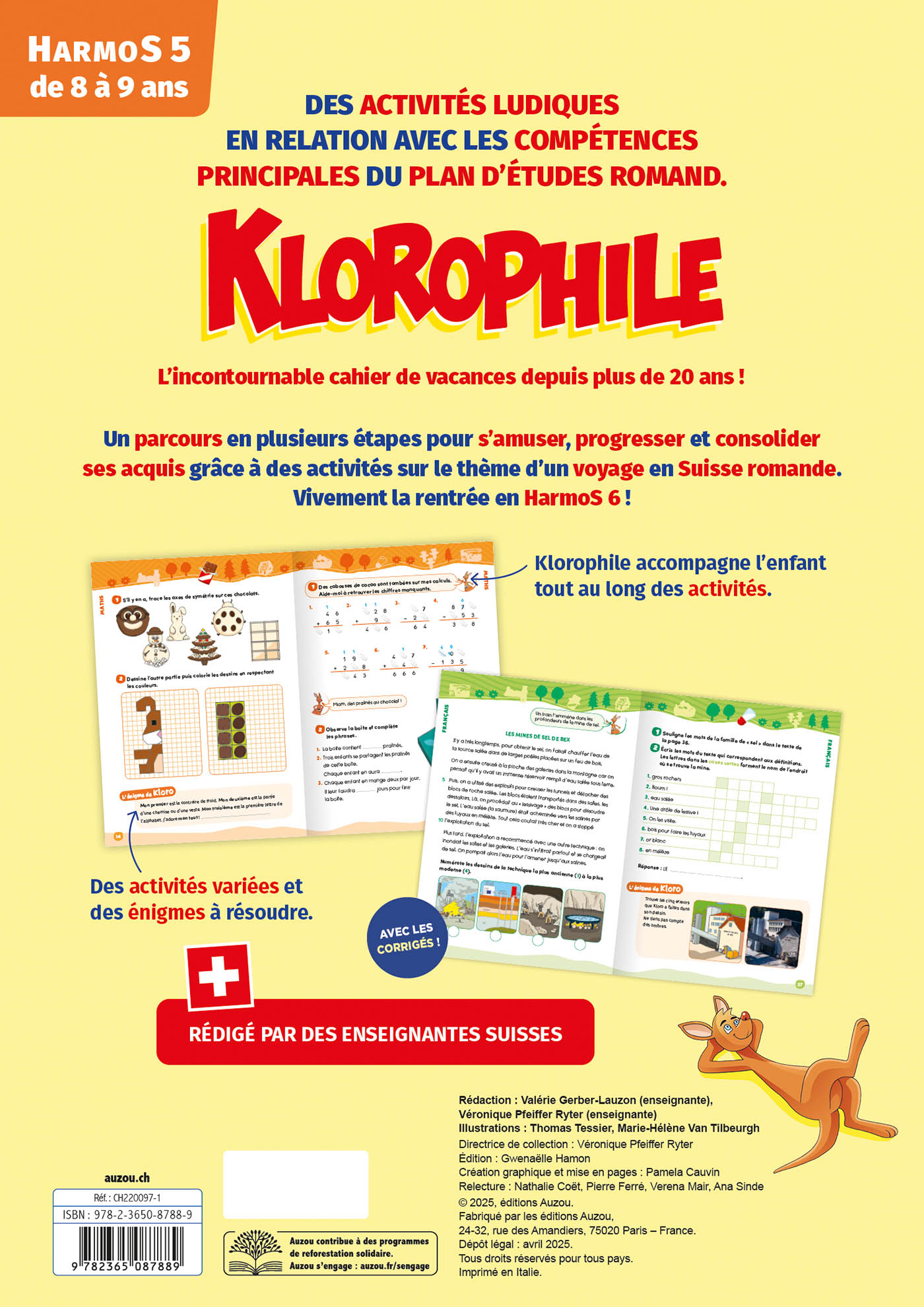 Ne Klorophile En Vacances Harmos 5
