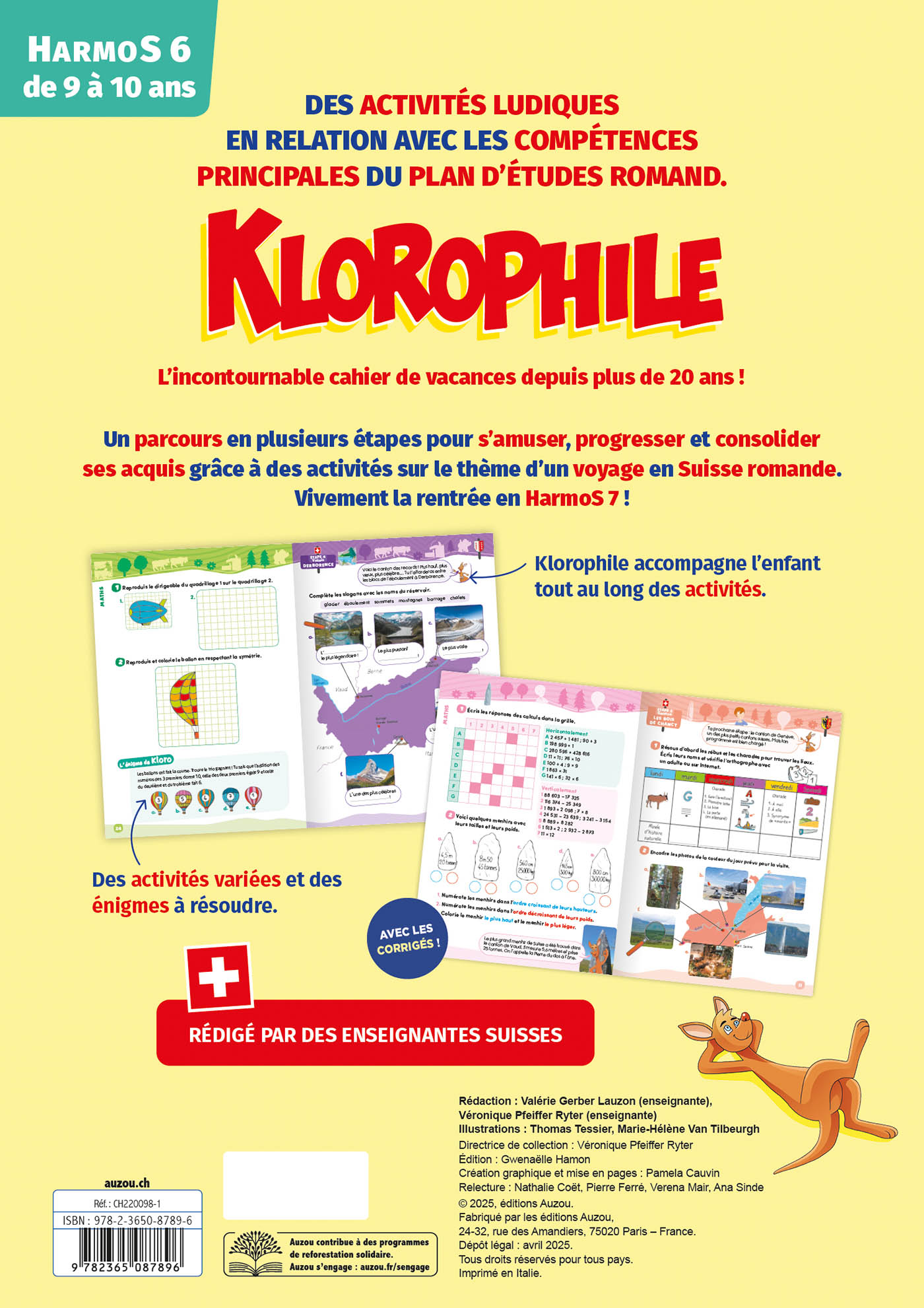 Ne Klorophile En Vacances Harmos 6
