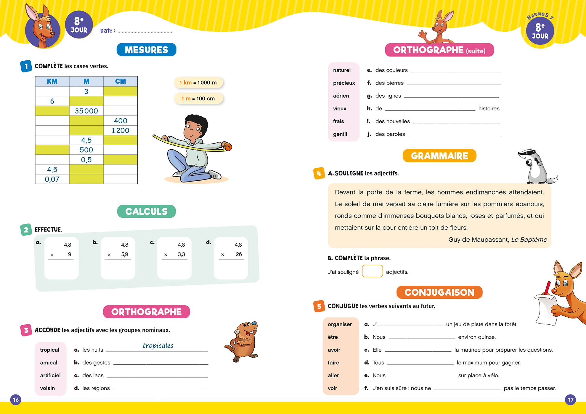 Ne Klorophile En Vacances Harmos 7