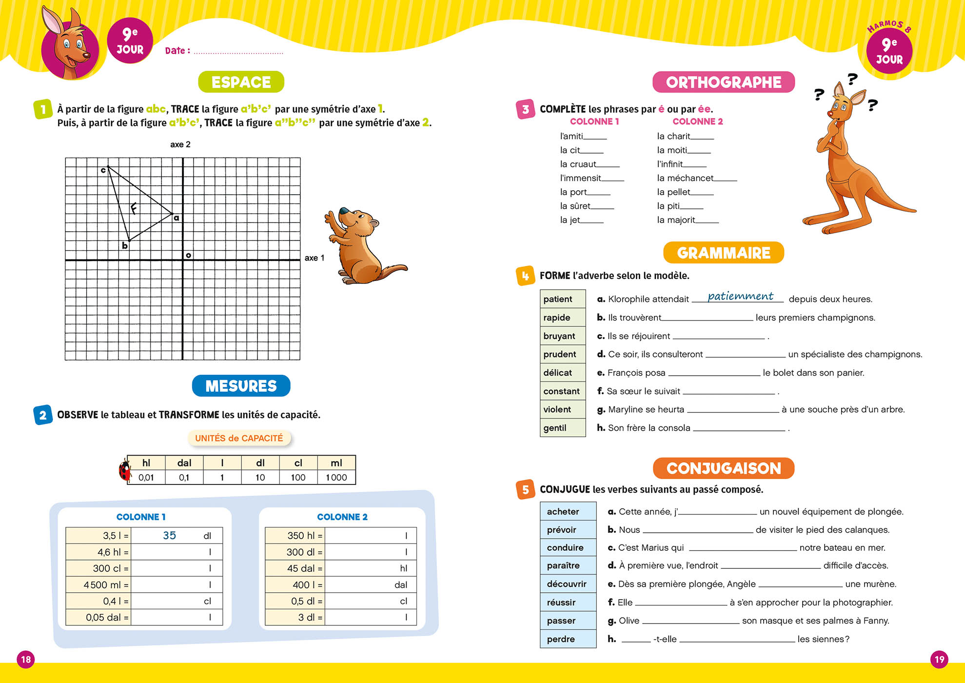 Ne Klorophile En Vacances Harmos 8