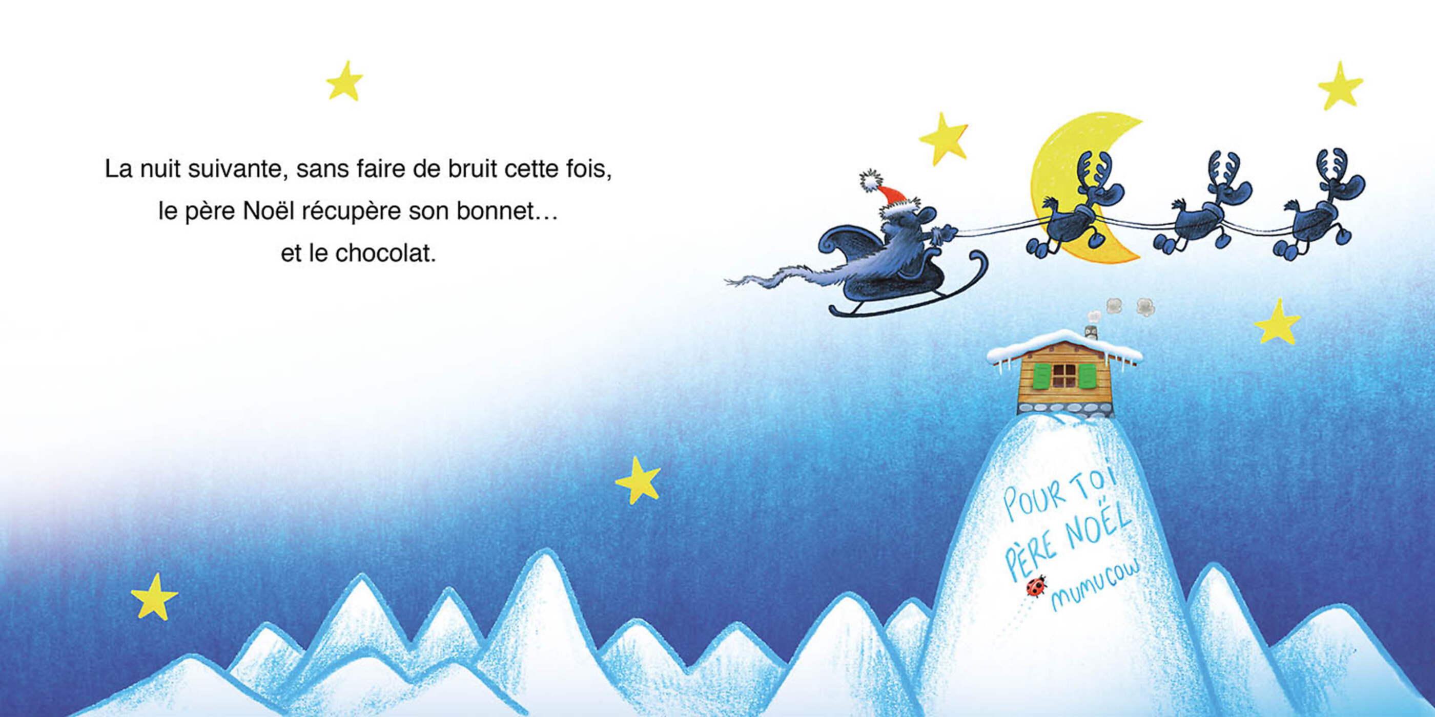Mumu Cow Et Le Bonnet Du Père Noël