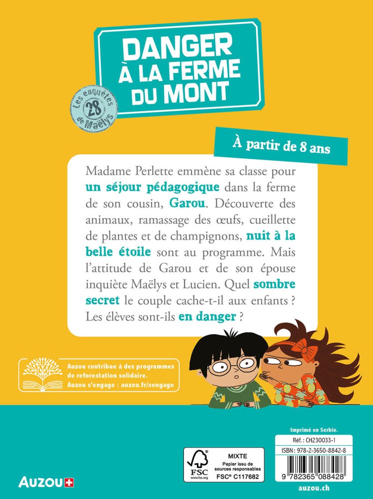 Les Enquêtes De Maëlys - Danger À La Ferme Du Mont