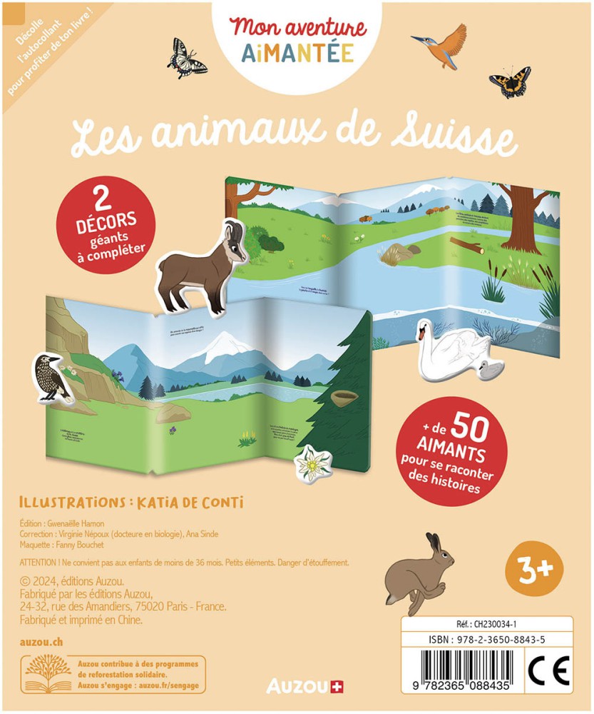 Mon Aventure Aimantée - Mon Aventure Aimantée : Les Animaux De La Suisse