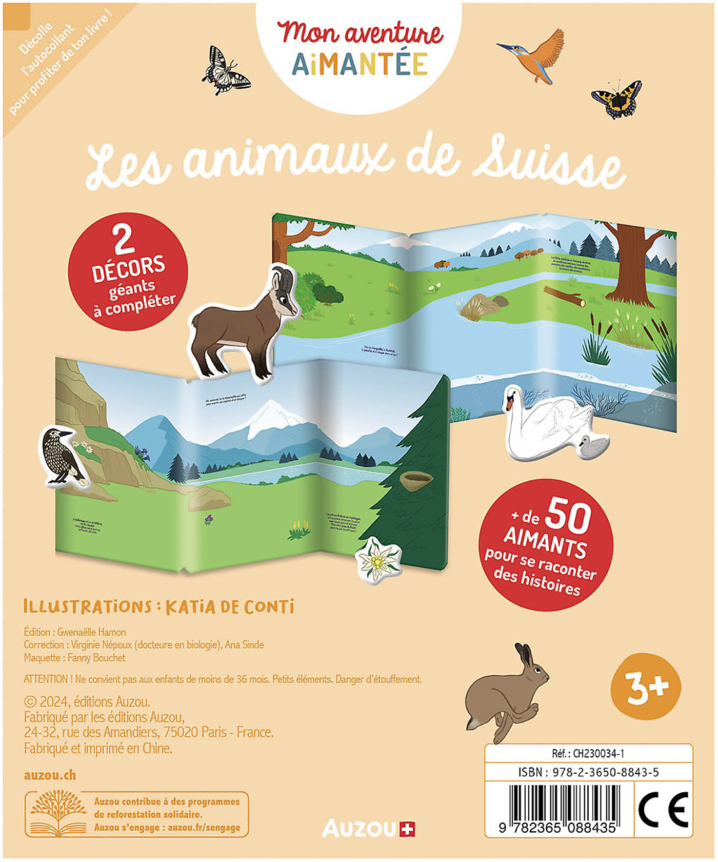 Mon Aventure Aimantée - Mon Aventure Aimantée : Les Animaux De La Suisse