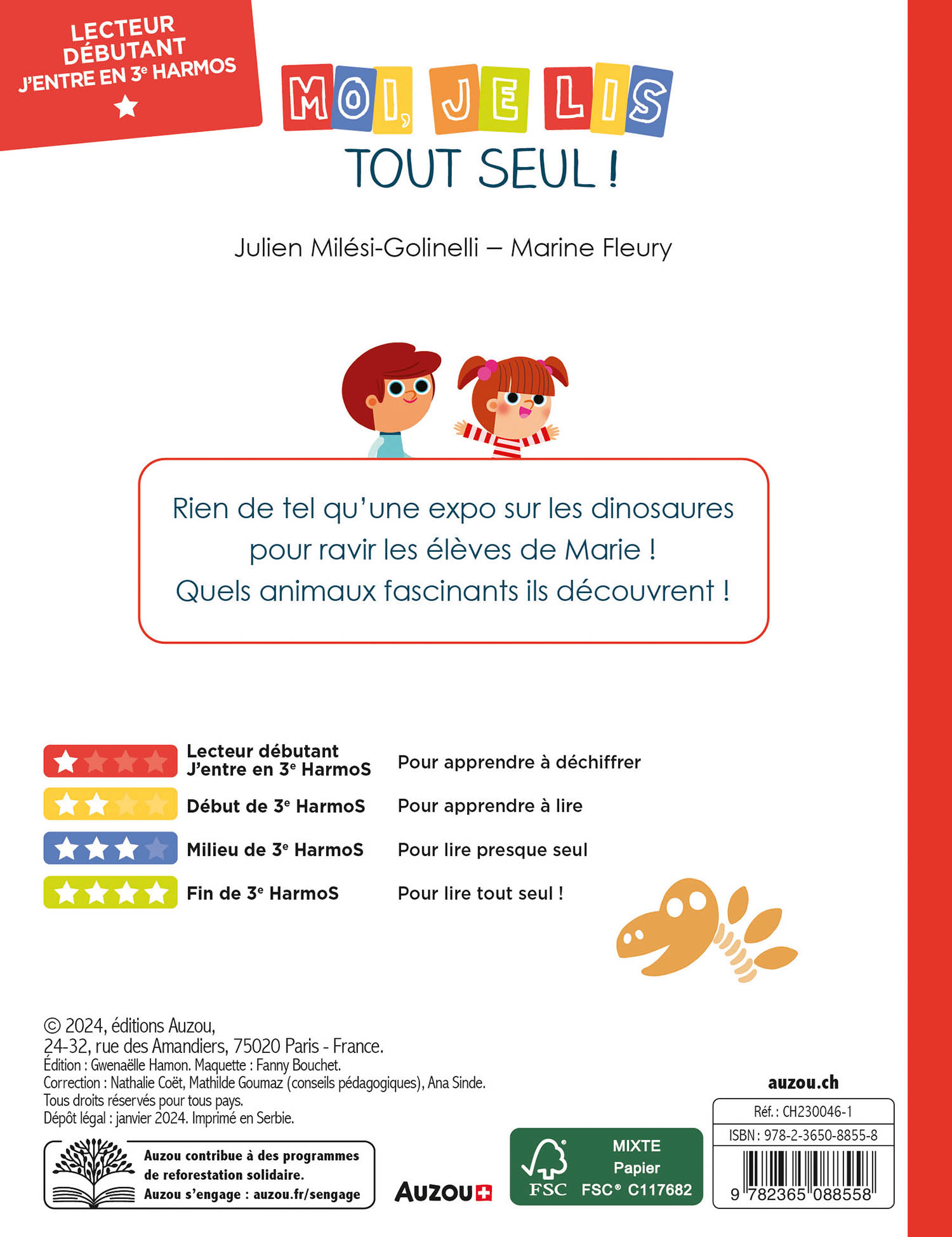 Moi Je Lis Tout Seul - Dino Expo : Lecteur Débutant