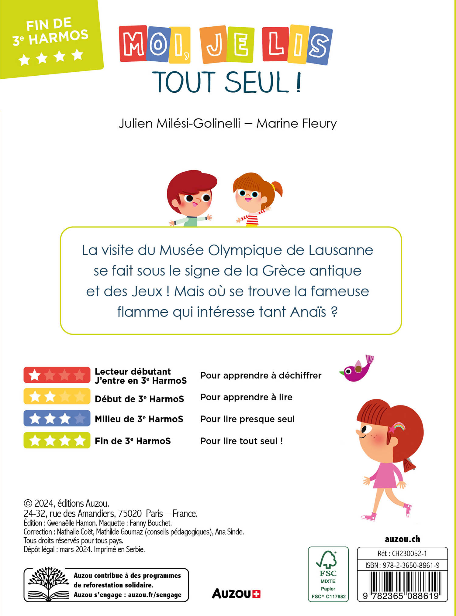 Moi Je Lis Tout Seul - La Visite Au Musée Olympique : Fin De 3E Harmos